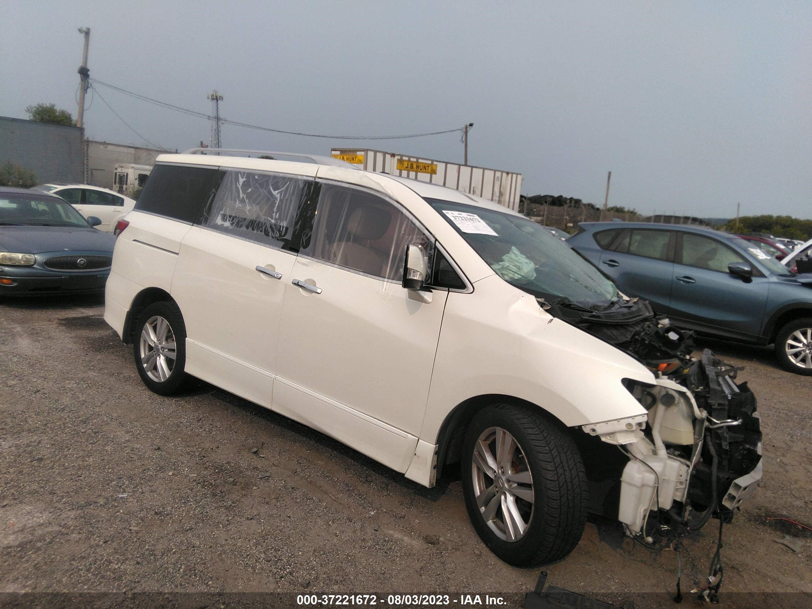 NISSAN QUEST 2012 jn8ae2kp3c9031114