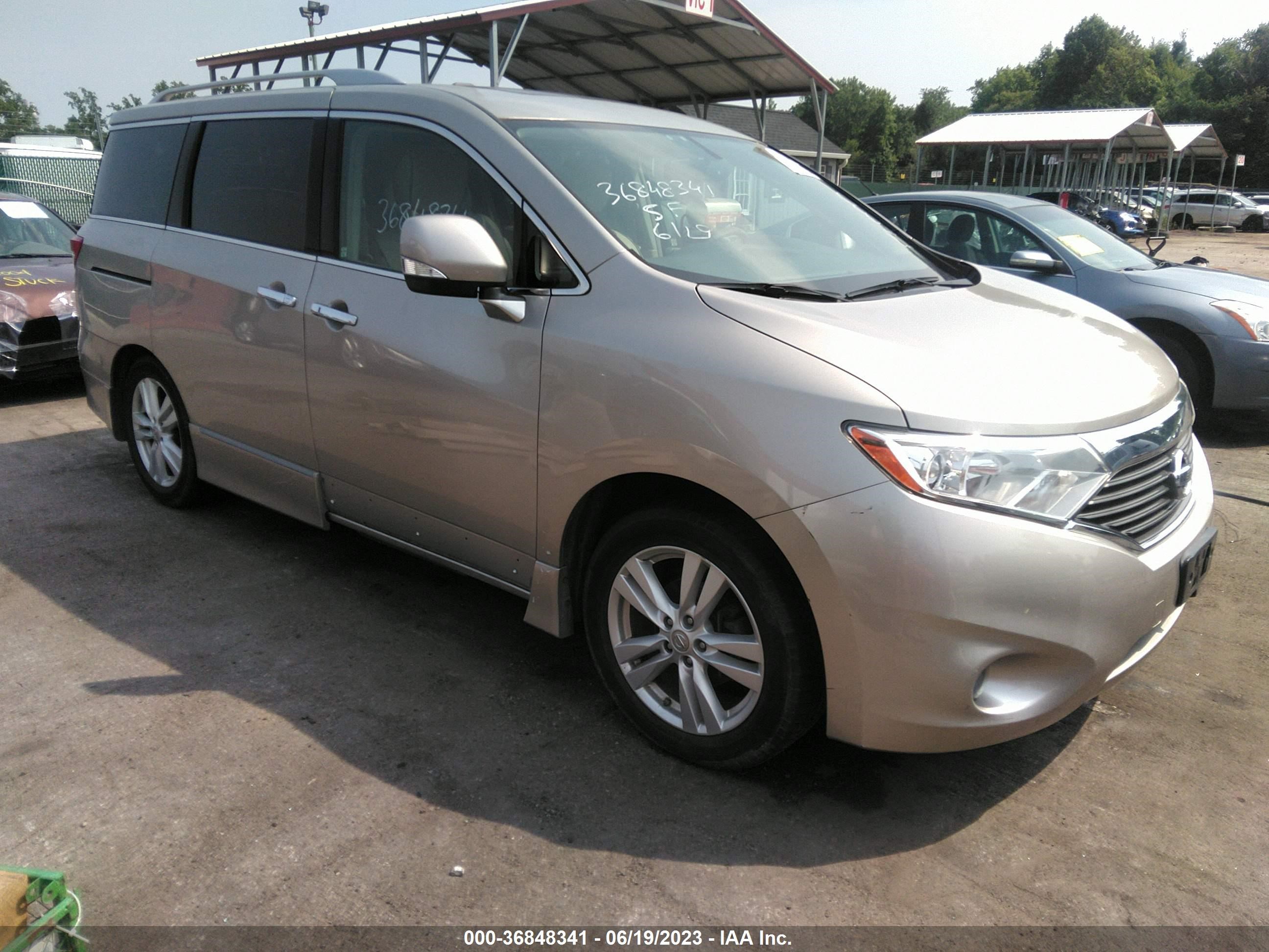 NISSAN QUEST 2012 jn8ae2kp4c9035446