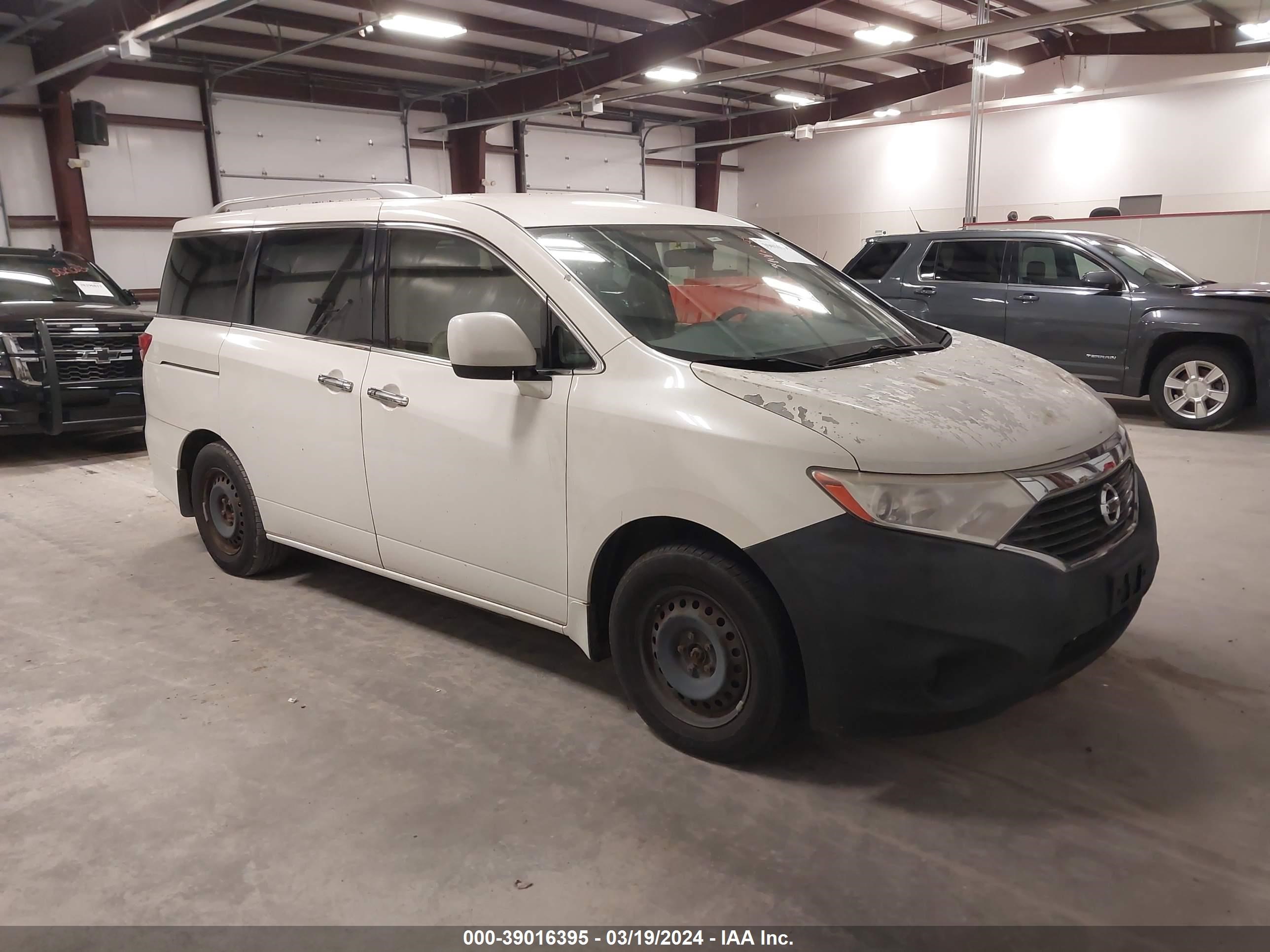 NISSAN QUEST 2012 jn8ae2kp4c9051131