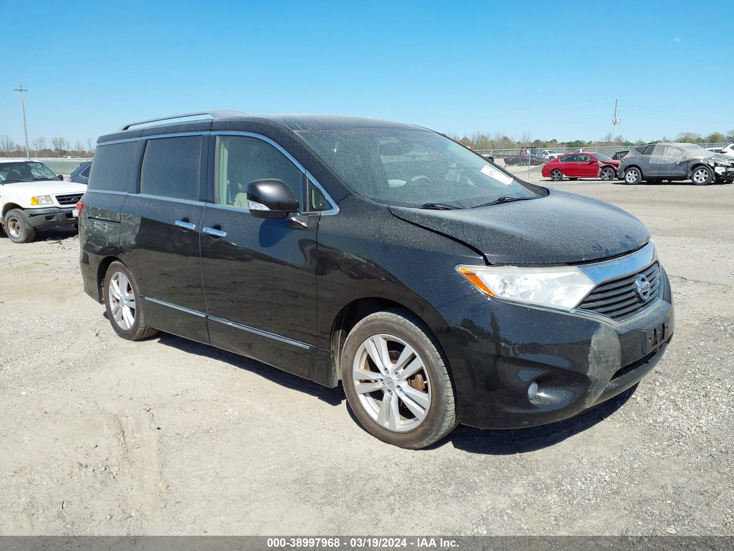 NISSAN QUEST 2013 jn8ae2kp4d9064463