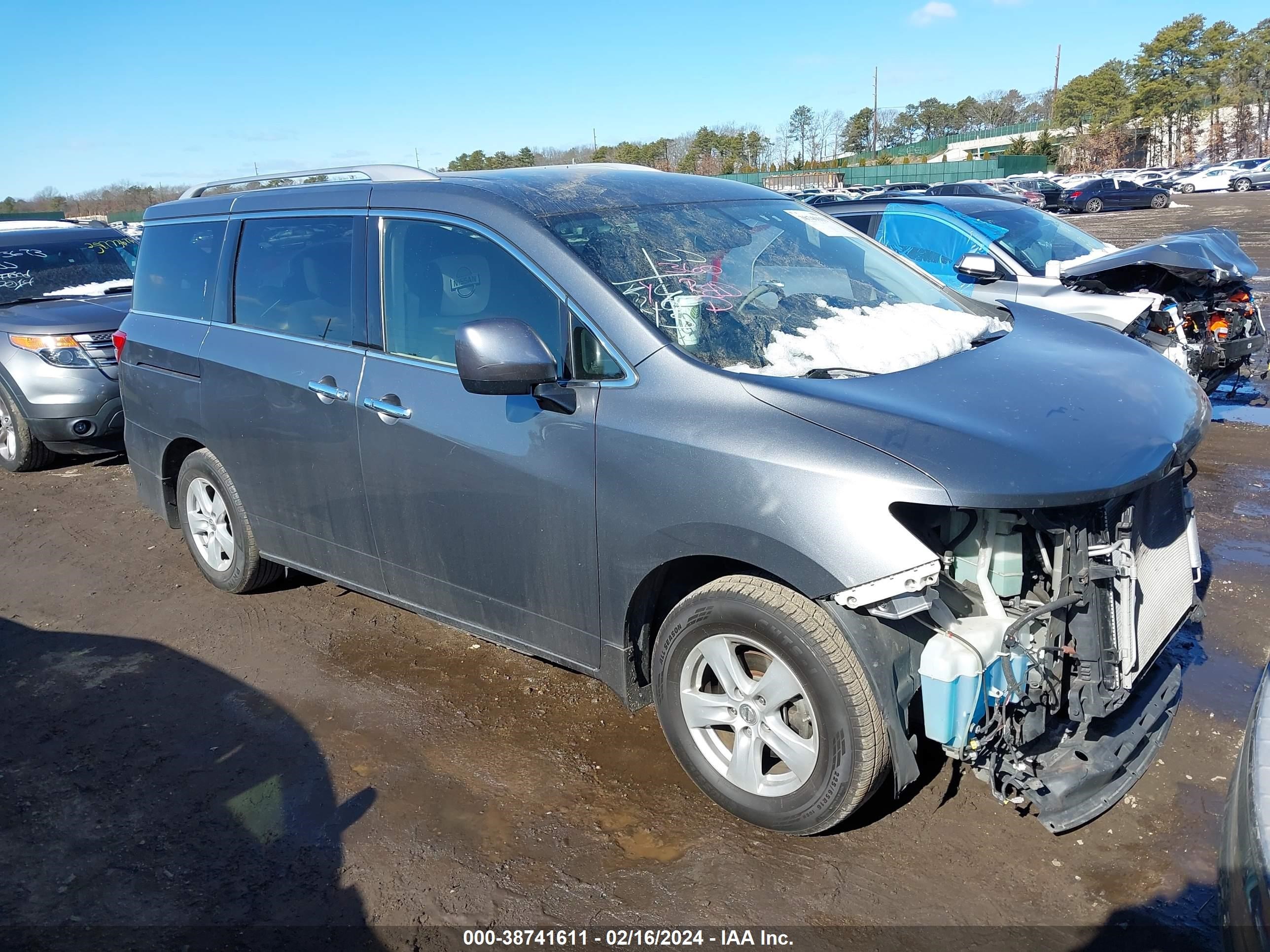 NISSAN QUEST 2015 jn8ae2kp4f9123417