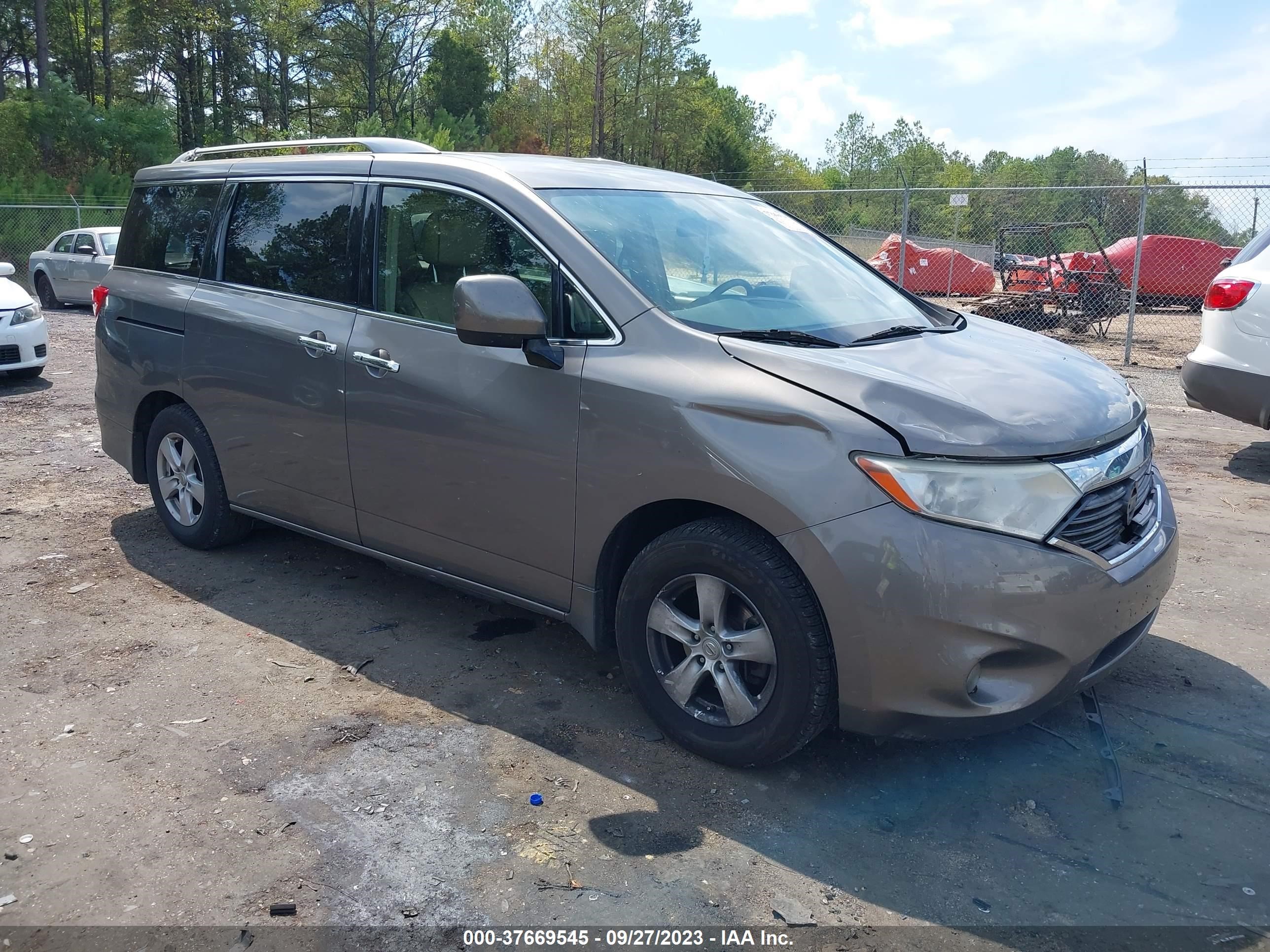 NISSAN QUEST 2015 jn8ae2kp4f9131338