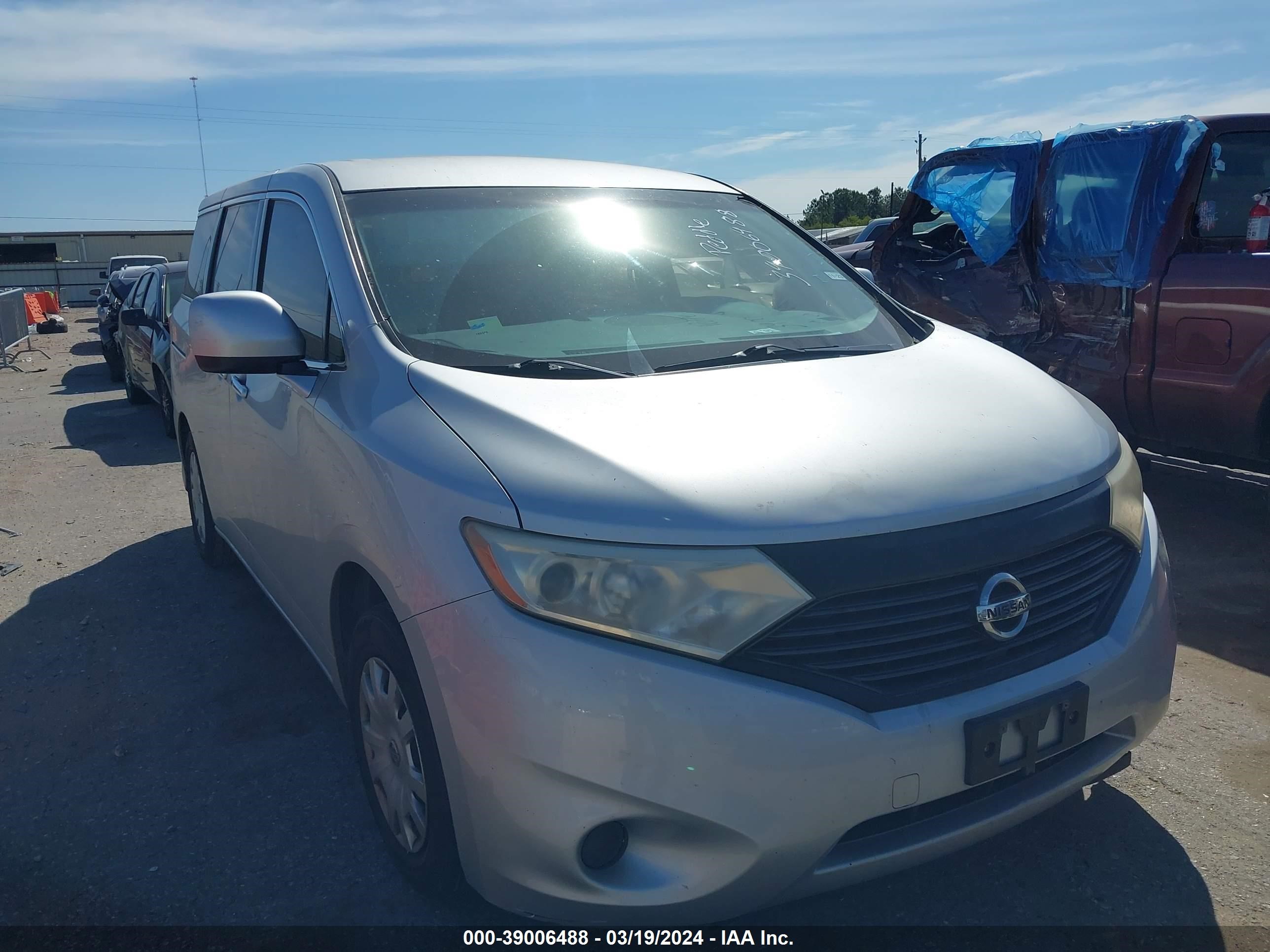 NISSAN QUEST 2014 jn8ae2kp5e9103790