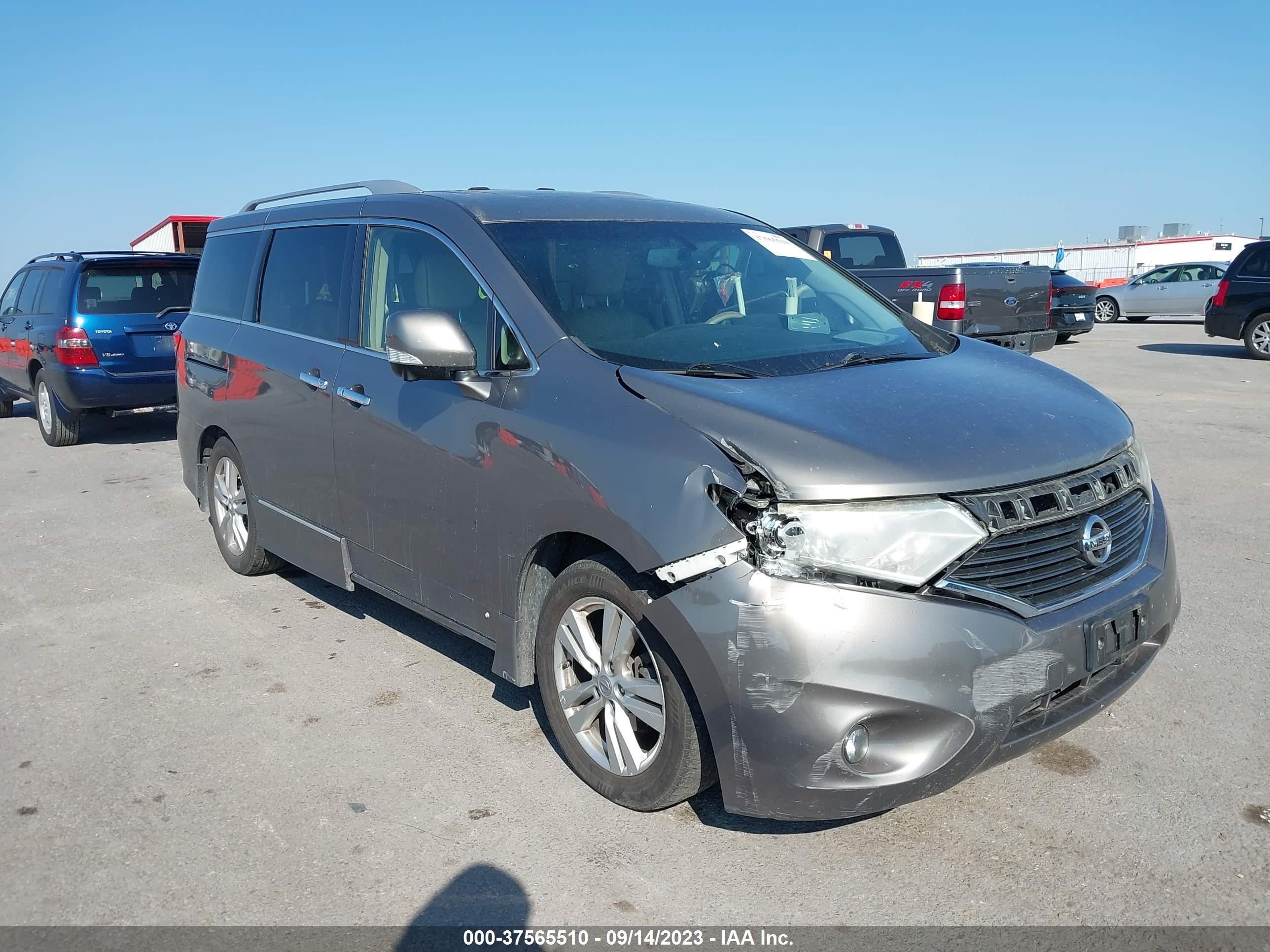 NISSAN QUEST 2014 jn8ae2kp5e9107452