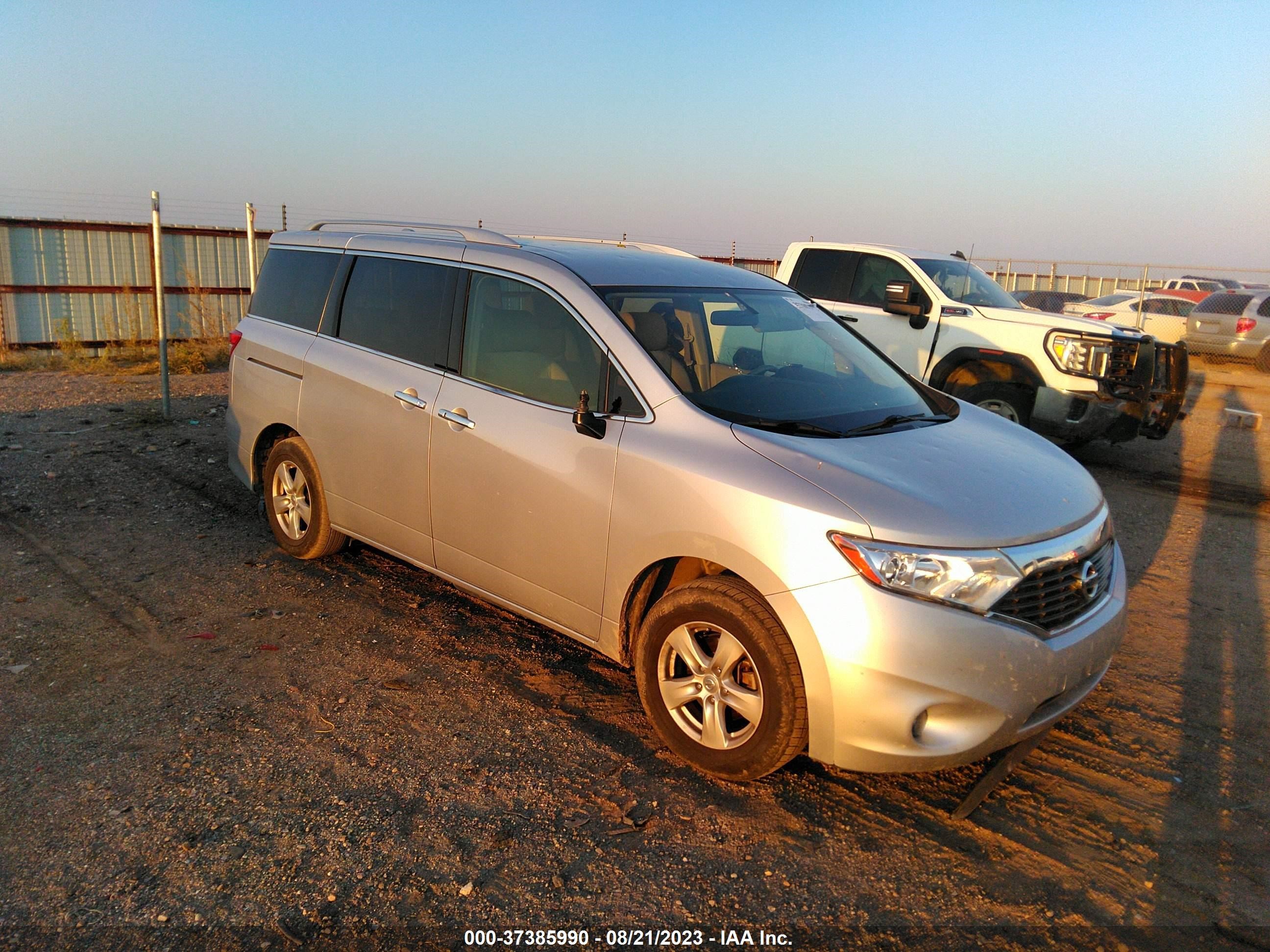 NISSAN QUEST 2017 jn8ae2kp6h9165588