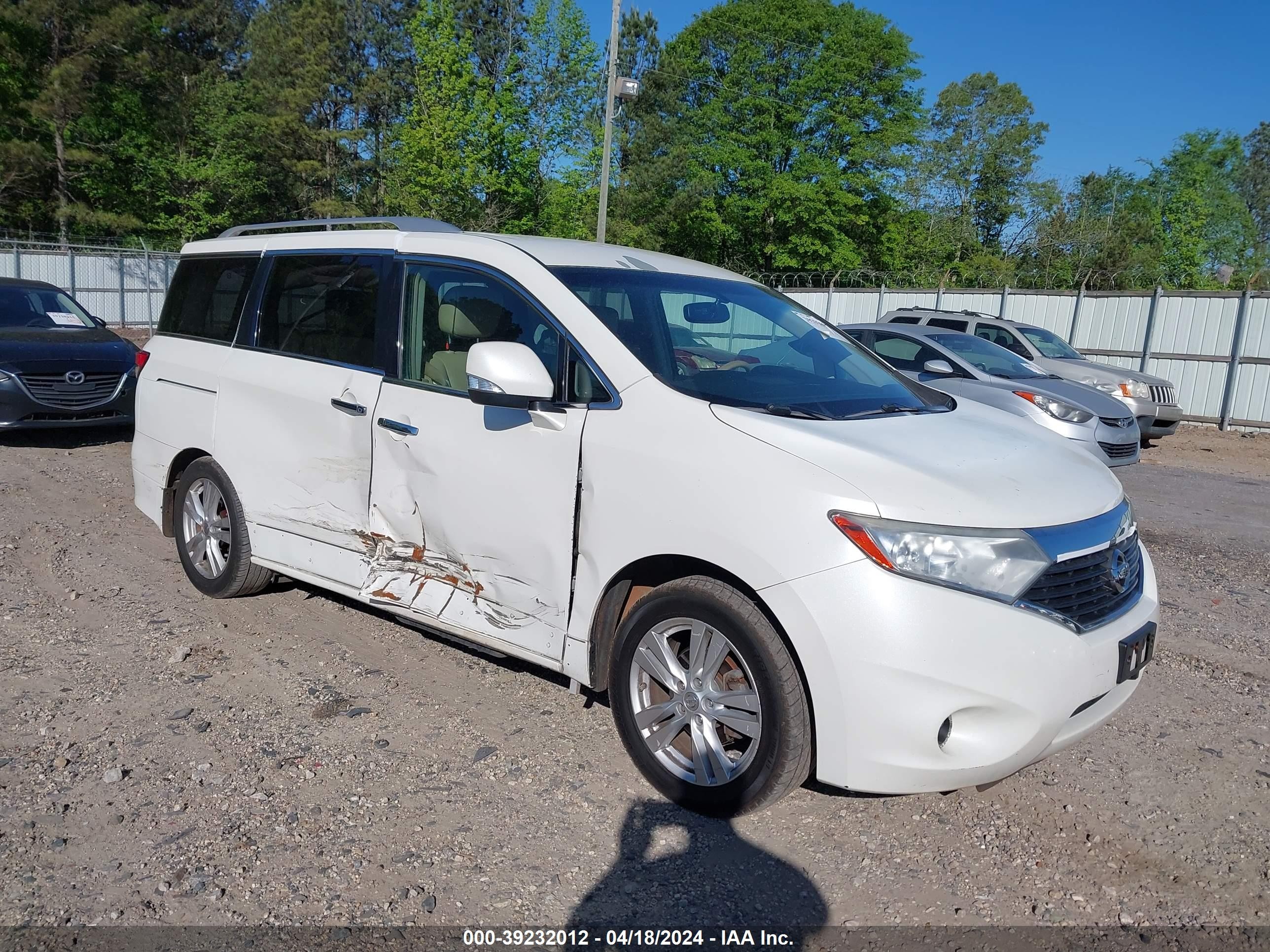 NISSAN QUEST 2011 jn8ae2kp7b9004769