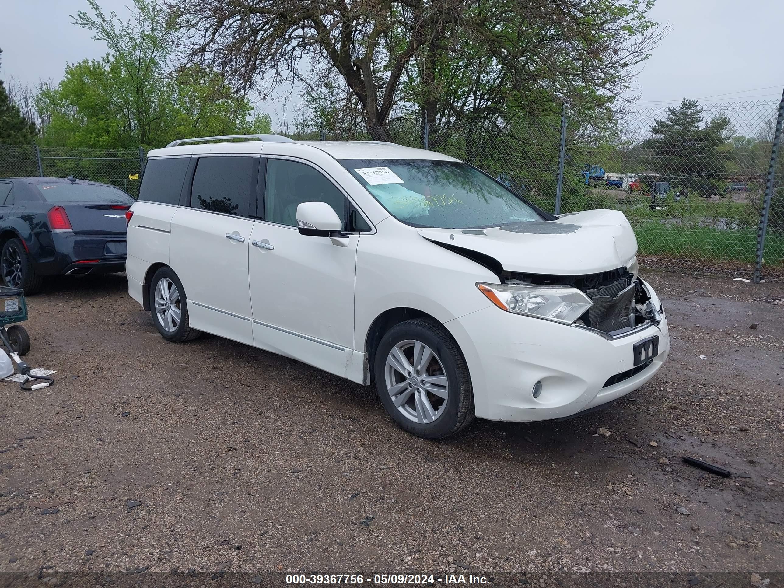 NISSAN QUEST 2011 jn8ae2kp7b9006196