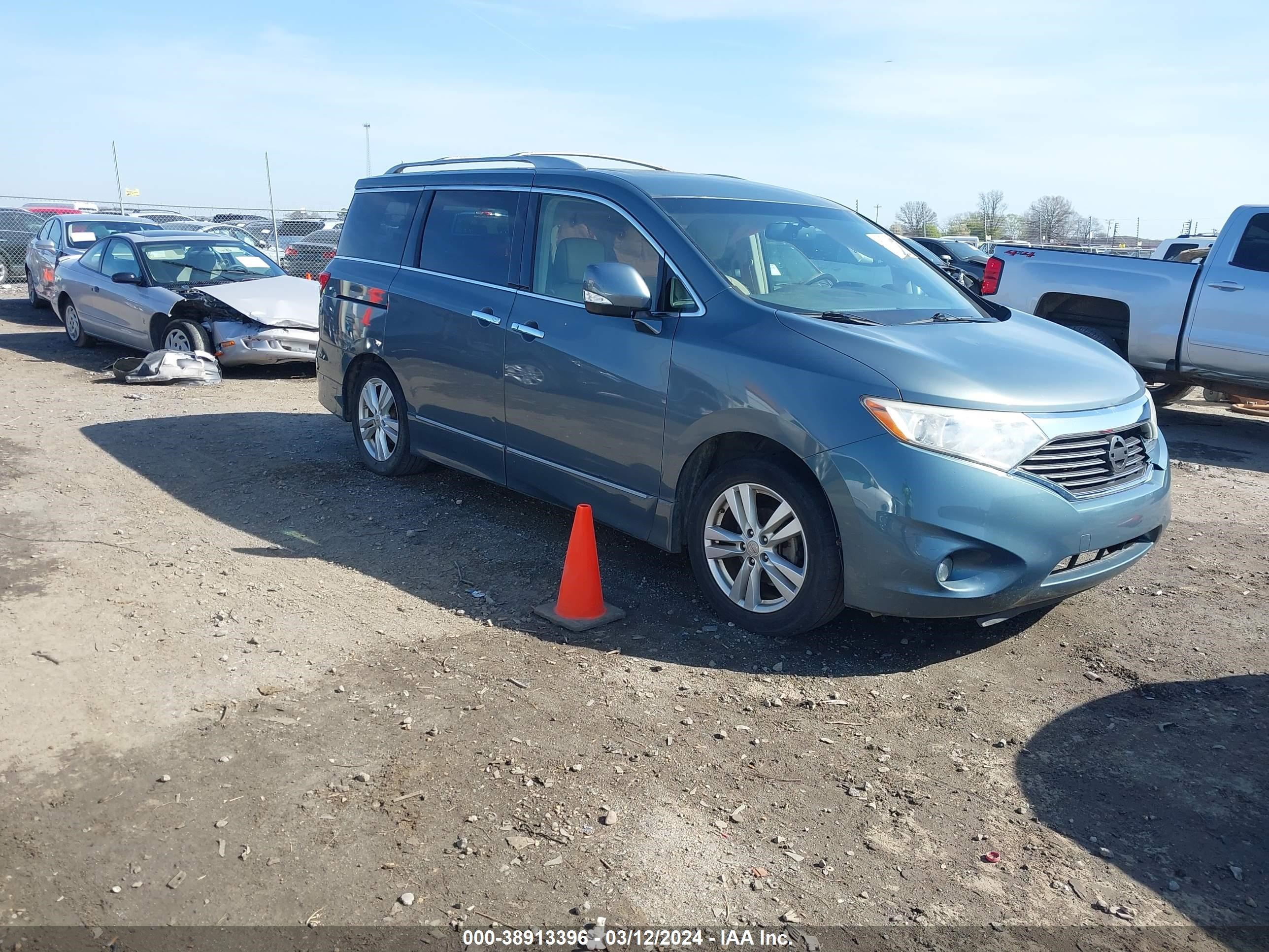 NISSAN QUEST 2012 jn8ae2kp7c9046165