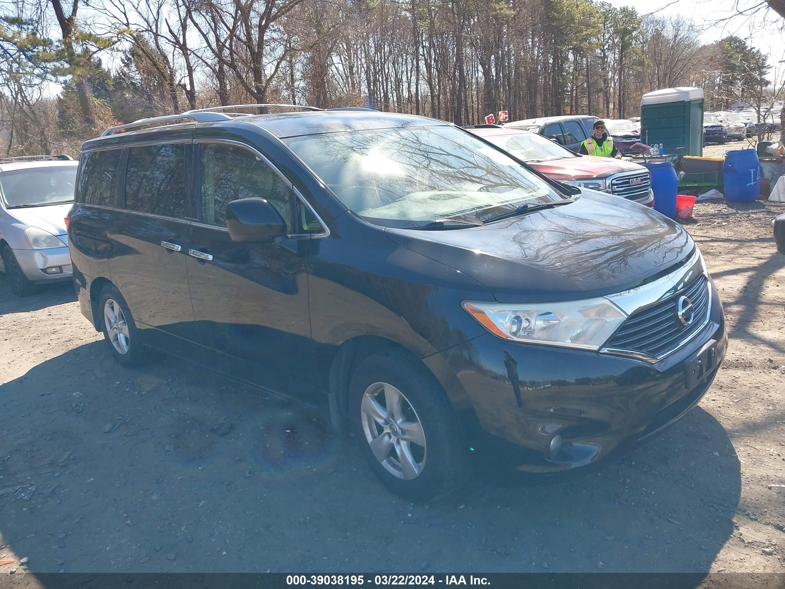 NISSAN QUEST 2012 jn8ae2kp7c9048157