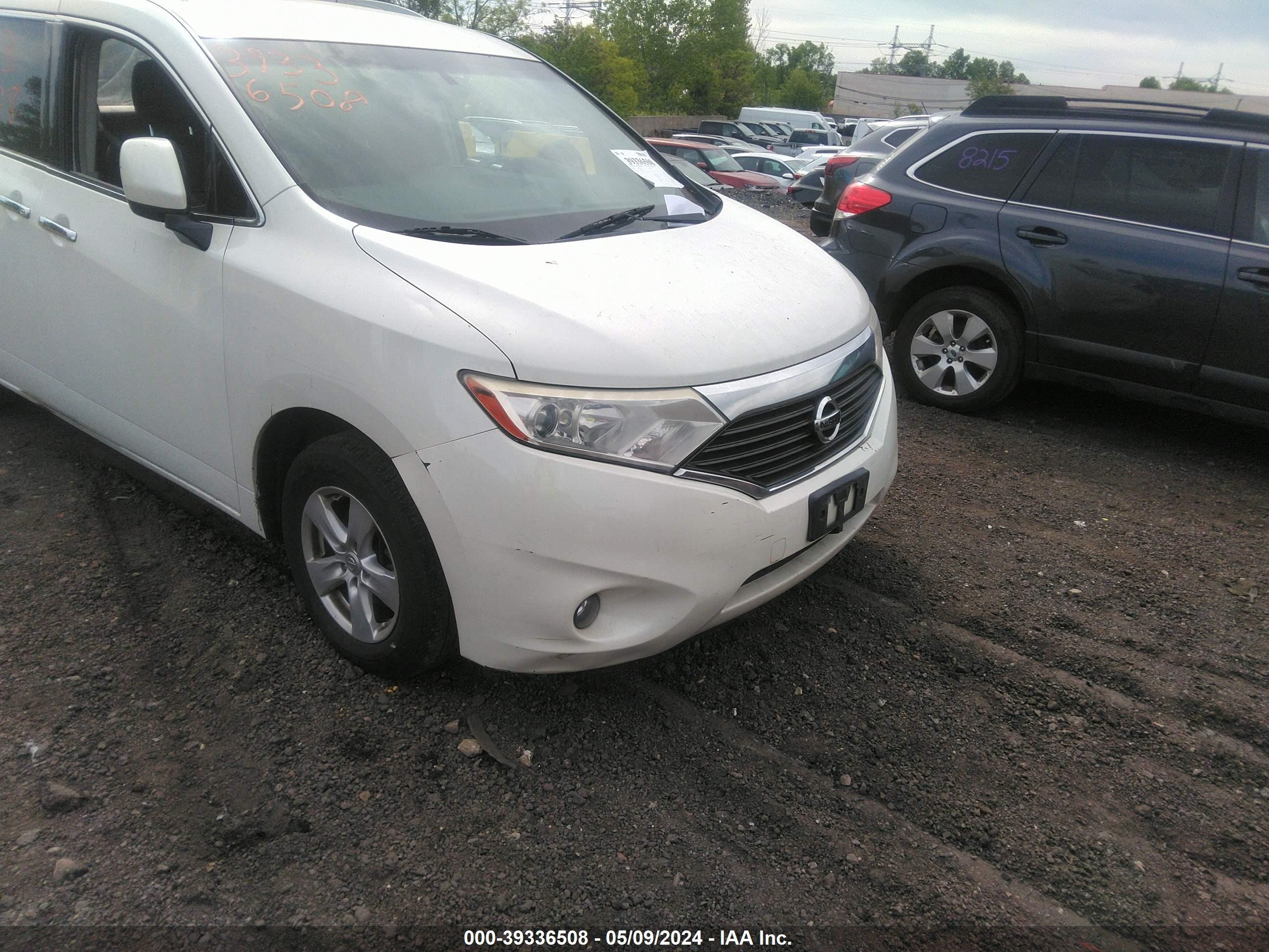 NISSAN QUEST 2016 jn8ae2kp8g9150556