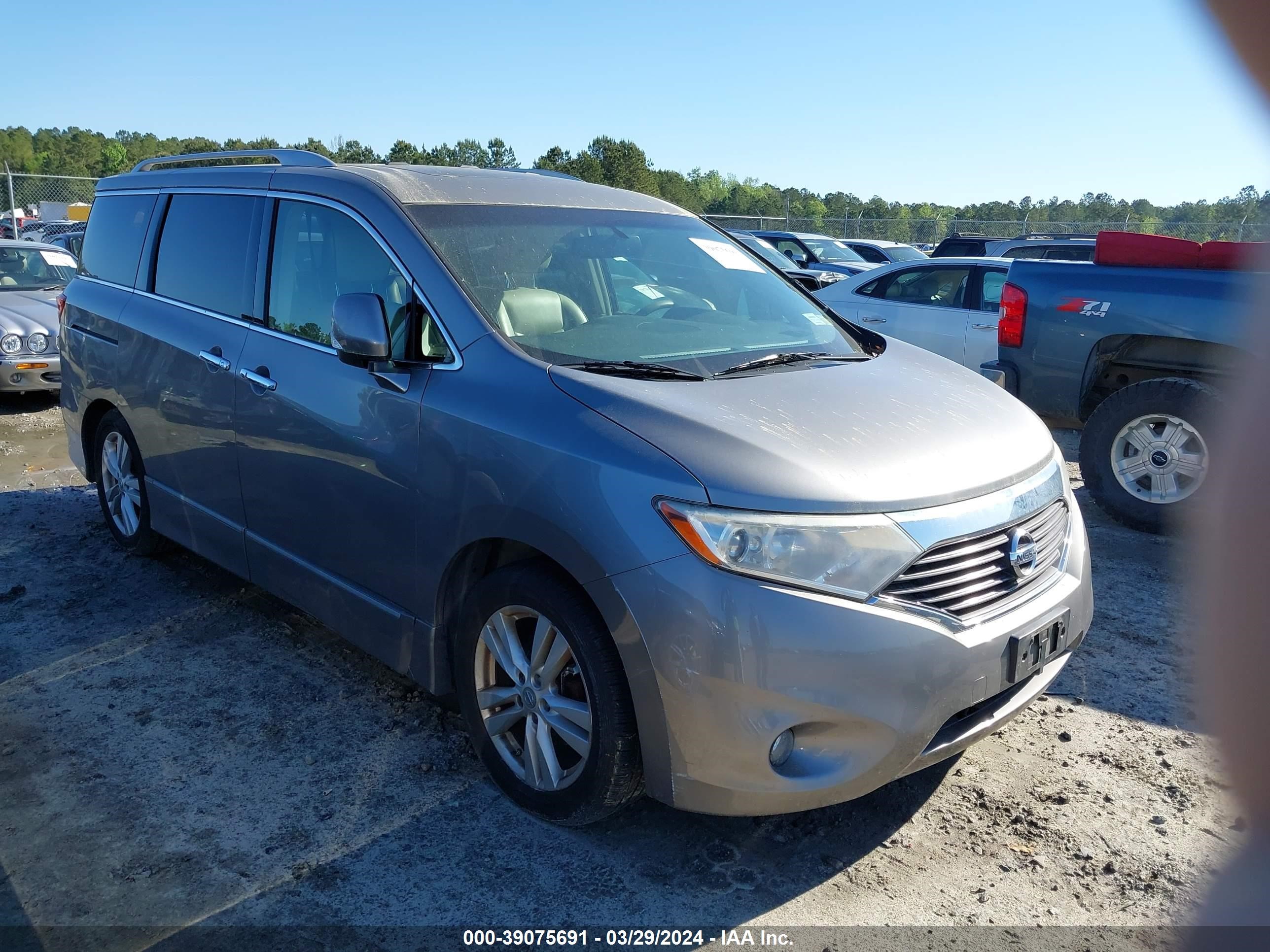 NISSAN QUEST 2012 jn8ae2kp9c9046796