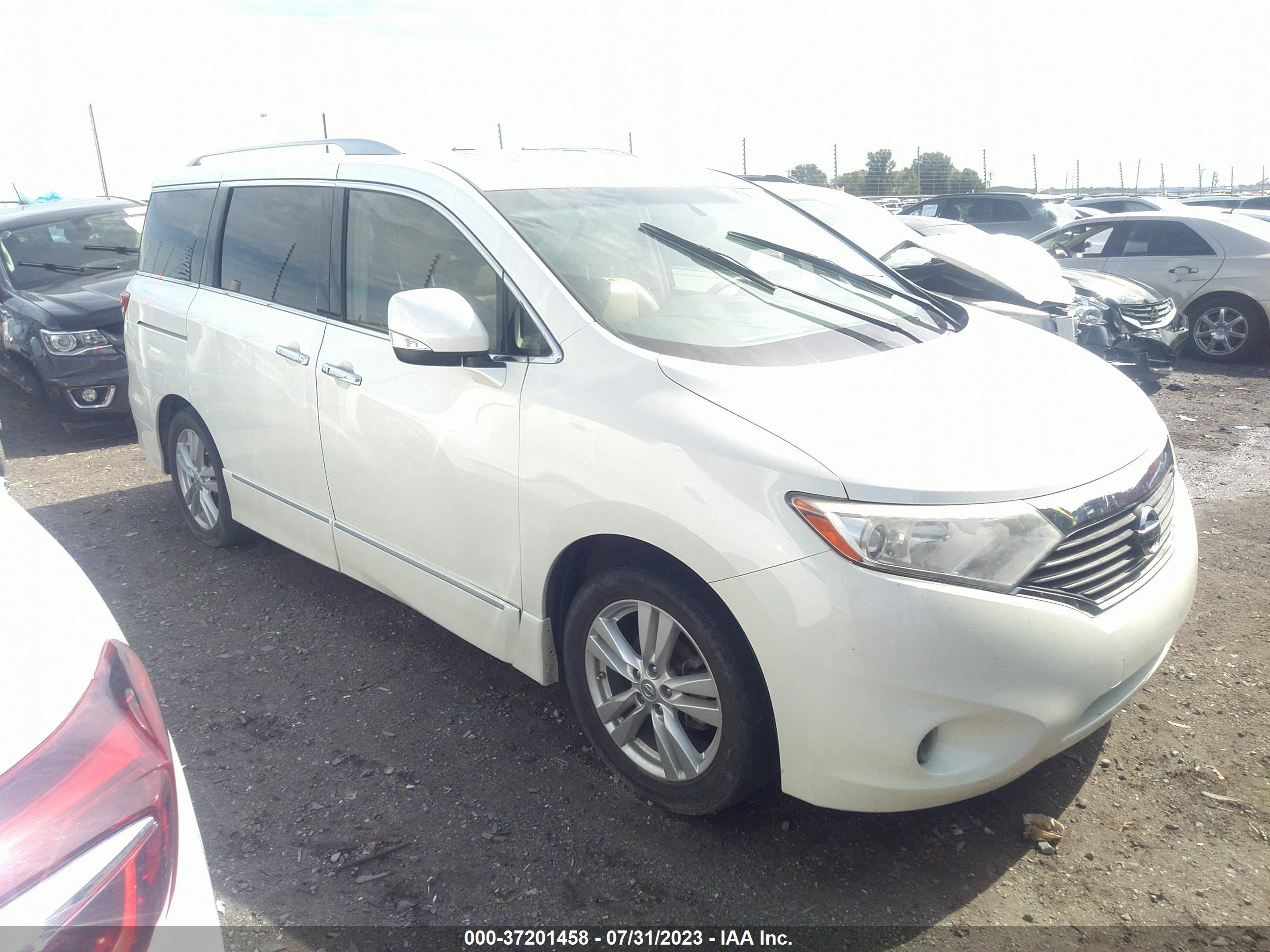 NISSAN QUEST 2014 jn8ae2kp9e9104098