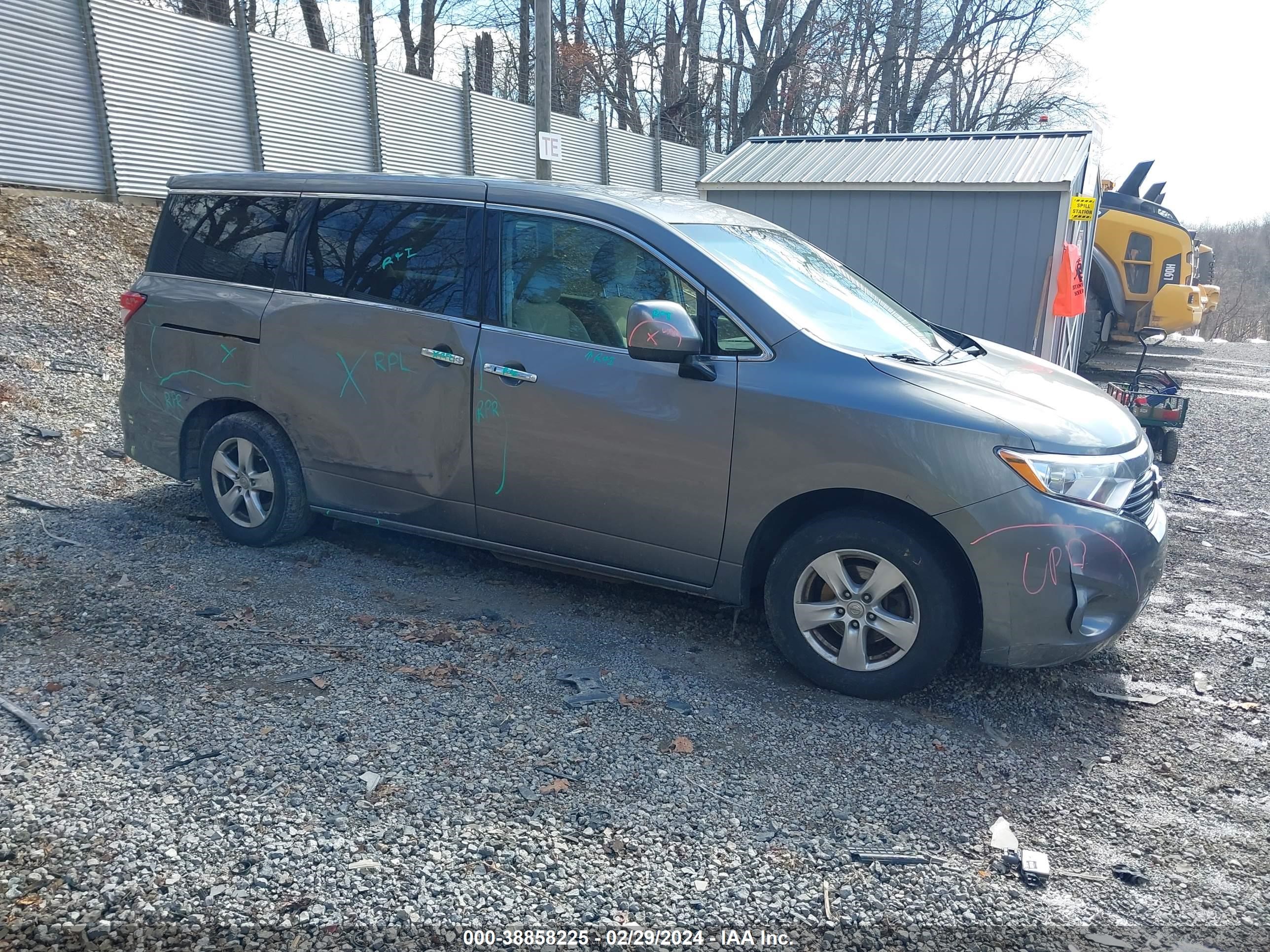 NISSAN QUEST 2015 jn8ae2kp9f9122800