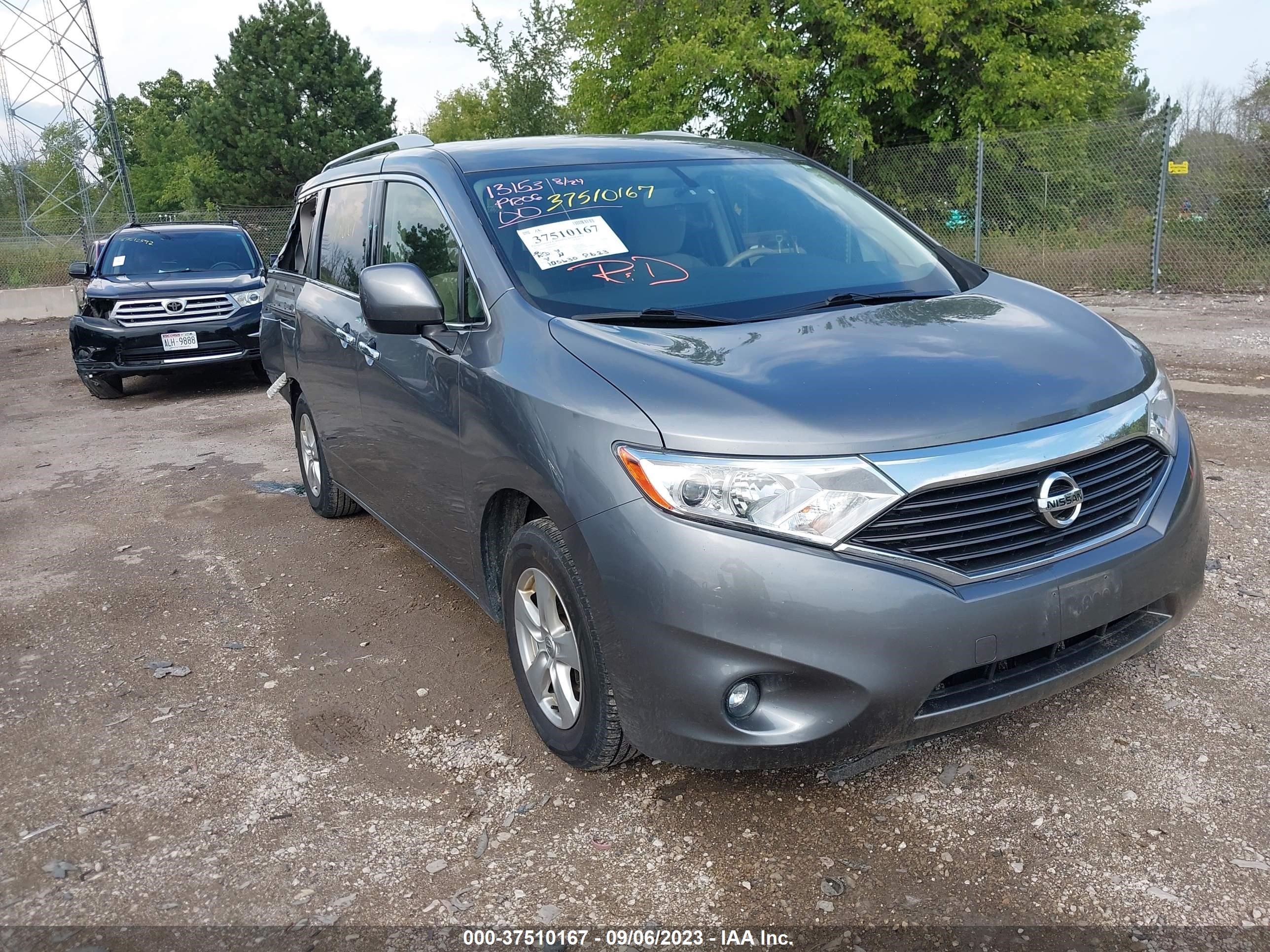 NISSAN QUEST 2017 jn8ae2kp9h9169375