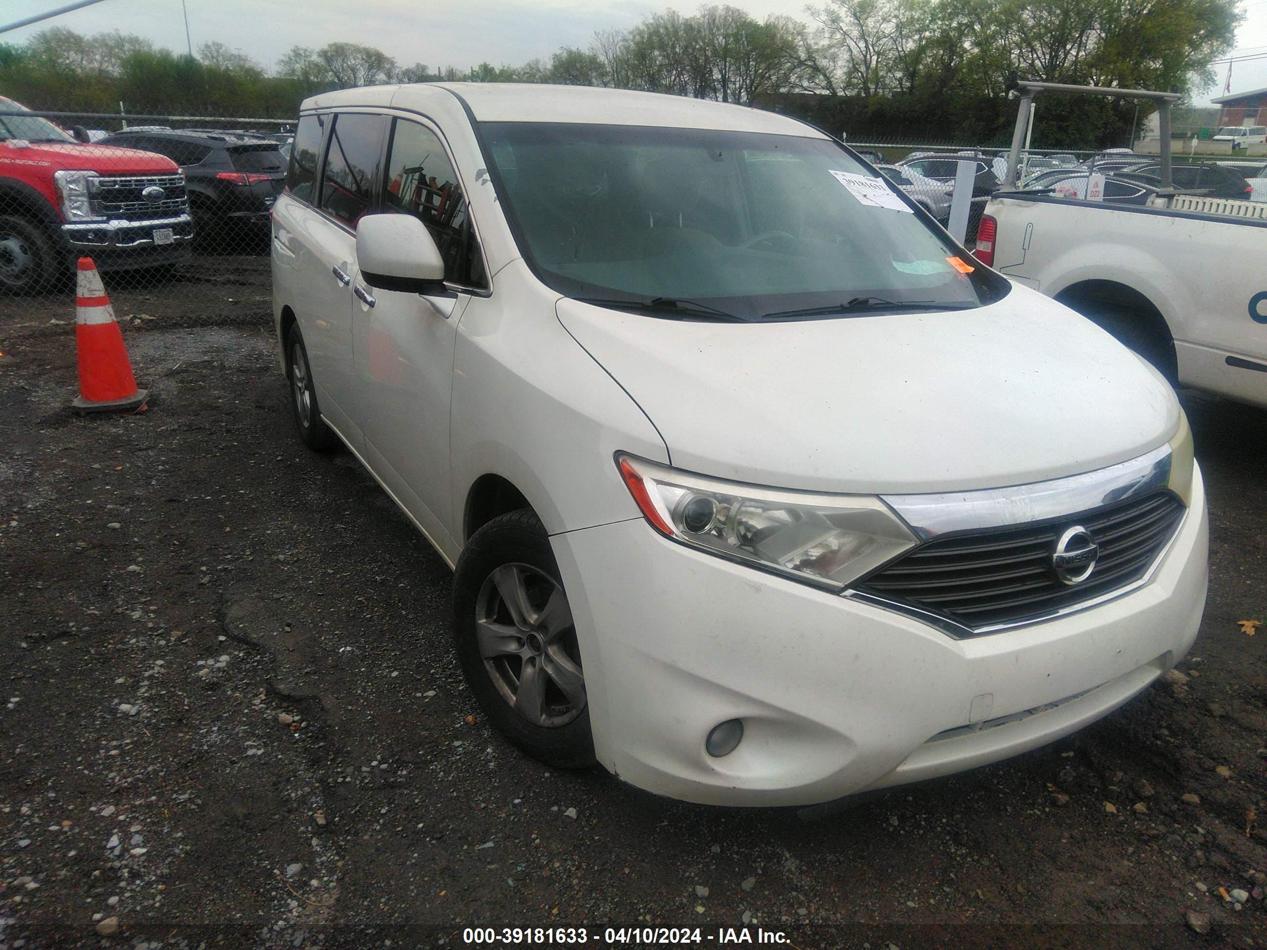 NISSAN QUEST 2012 jn8ae2kpxc9043289