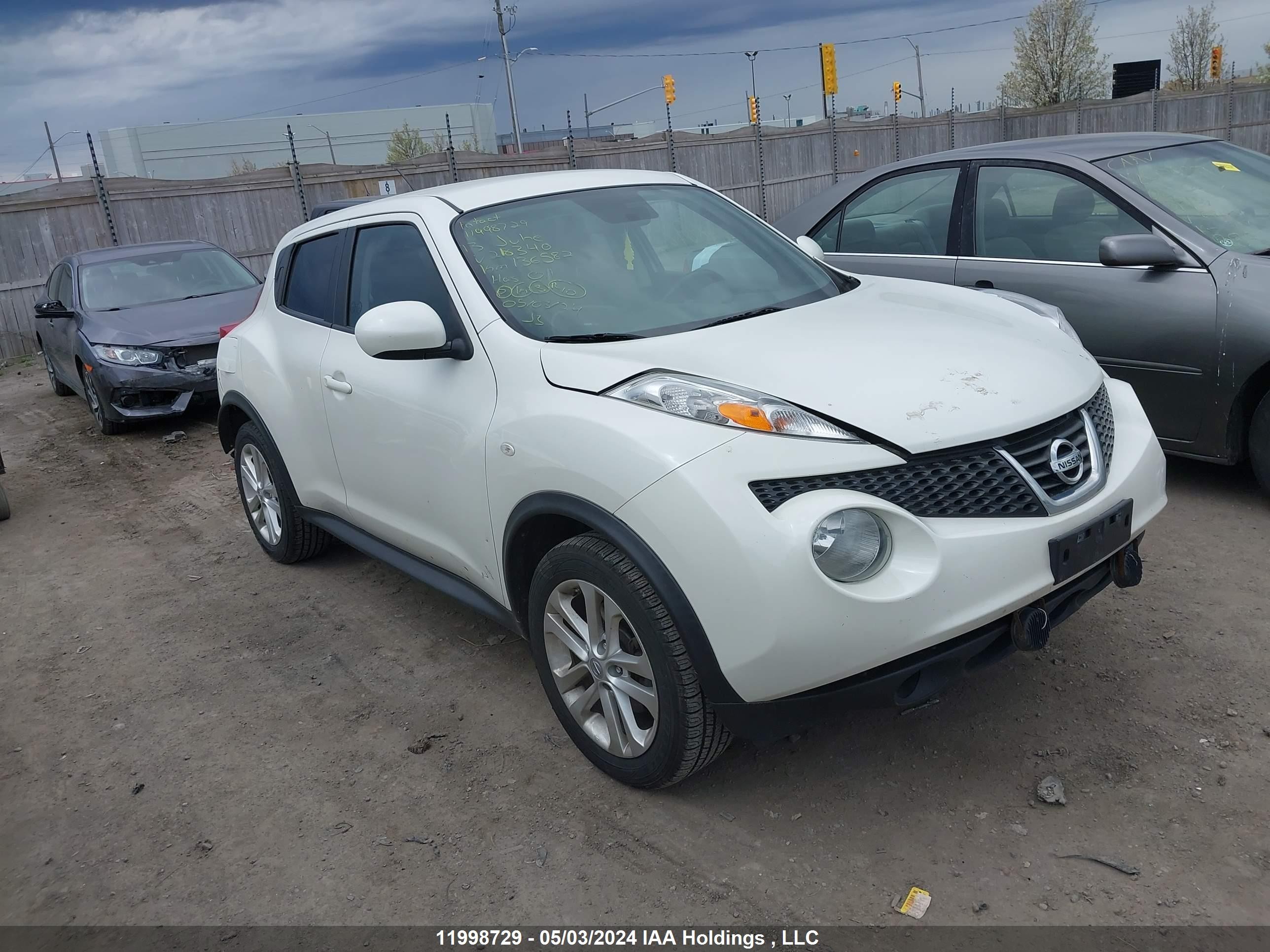 NISSAN JUKE 2013 jn8af5mr3dt218340