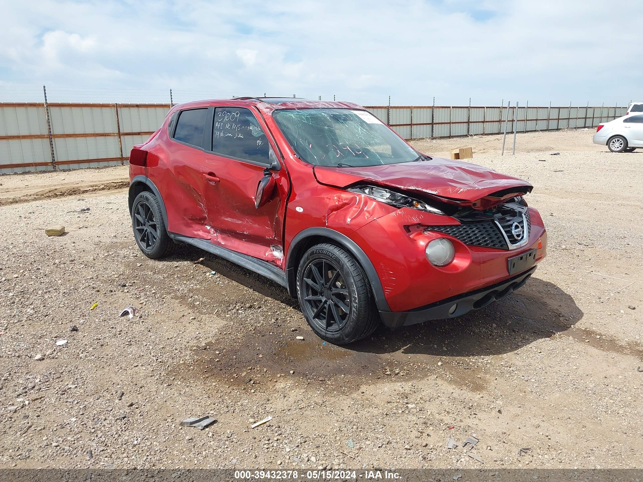 NISSAN JUKE 2014 jn8af5mr6et452294