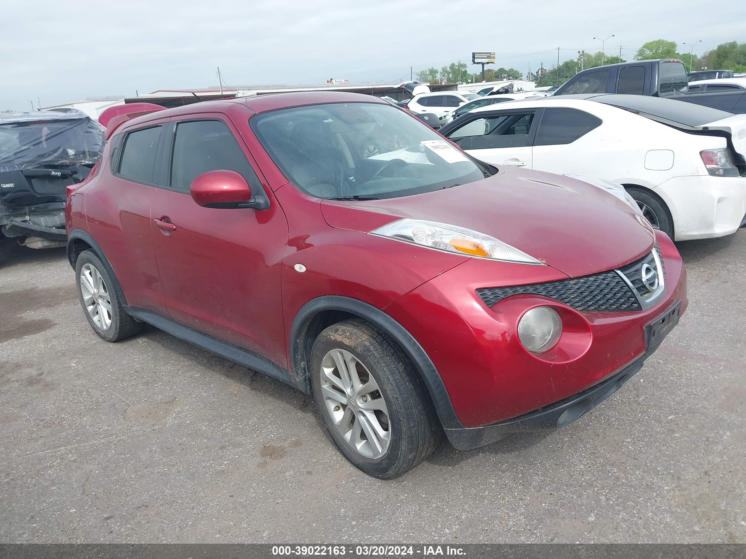 NISSAN JUKE 2013 jn8af5mv1dt222786