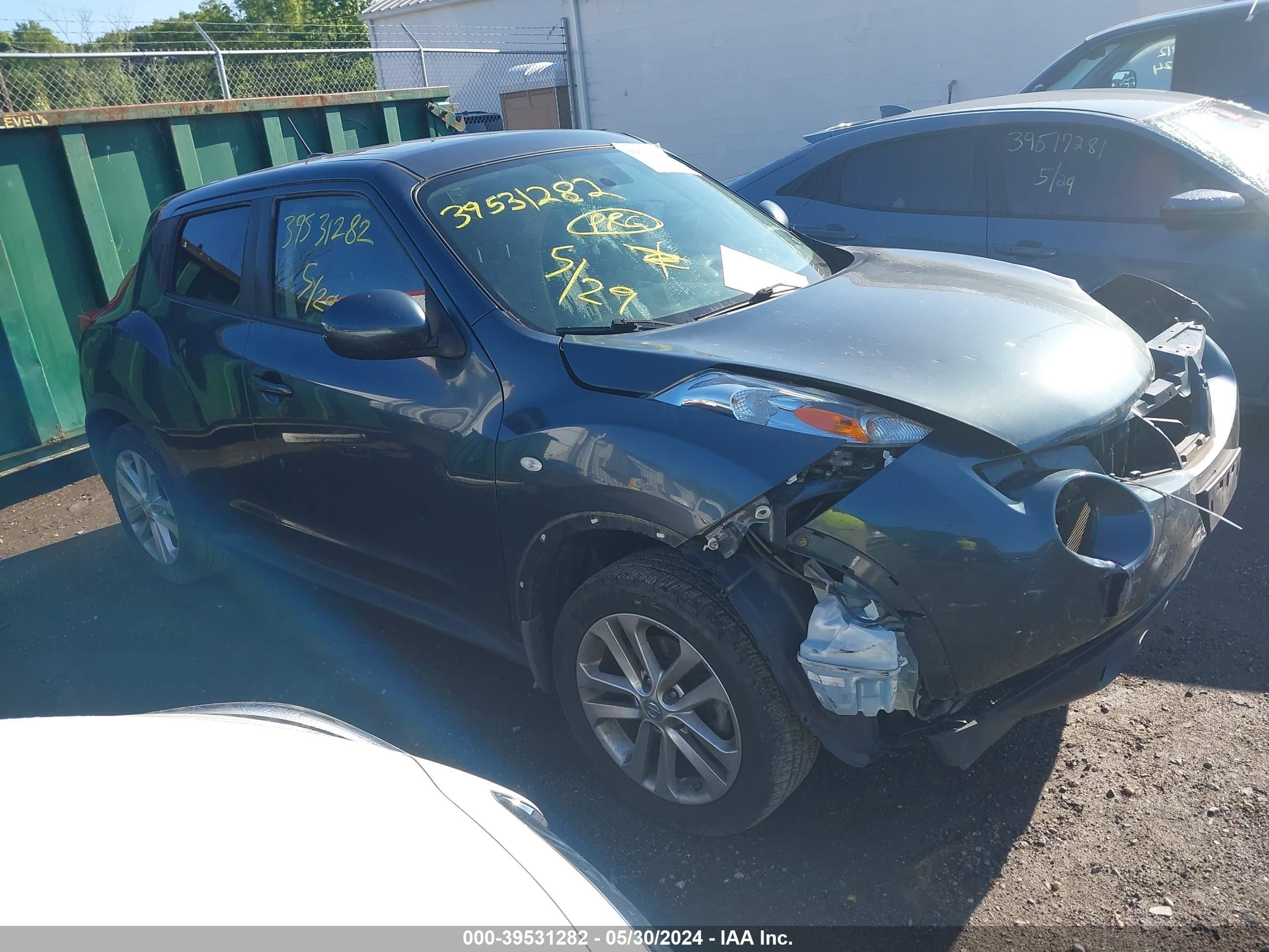 NISSAN JUKE 2012 jn8af5mv3ct107461