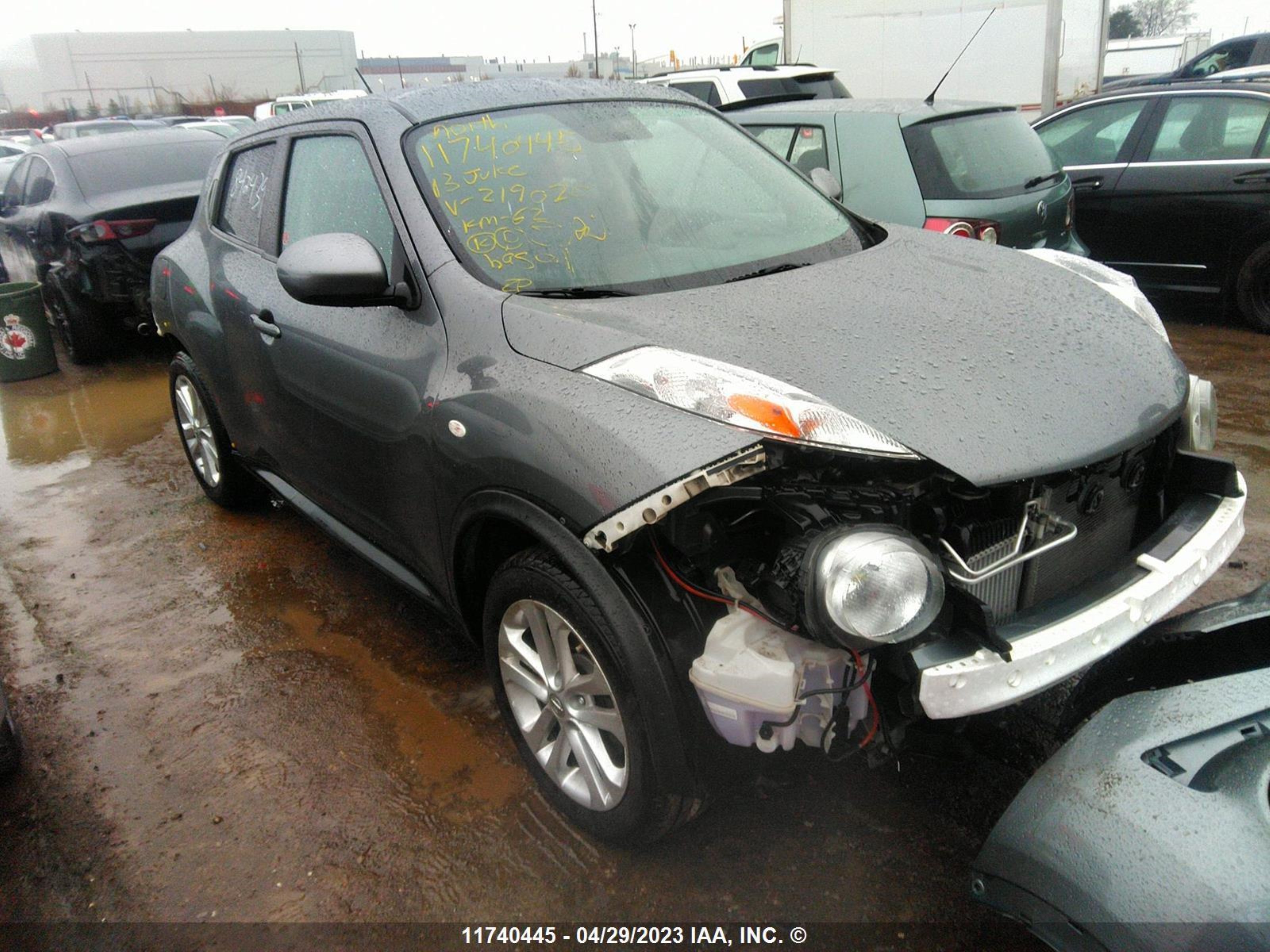 NISSAN JUKE 2013 jn8af5mv5dt219020