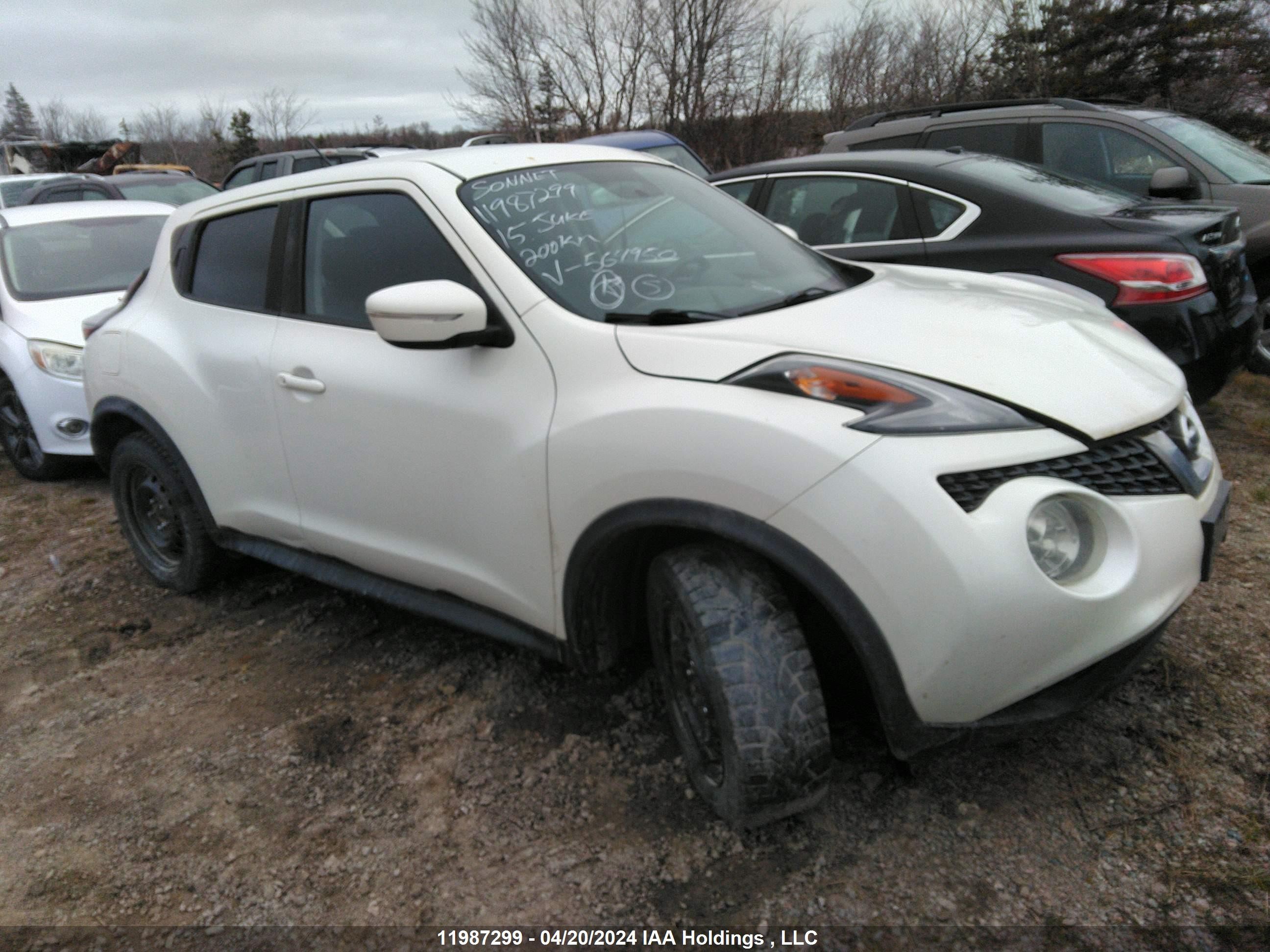 NISSAN JUKE 2015 jn8af5mv6ft564950