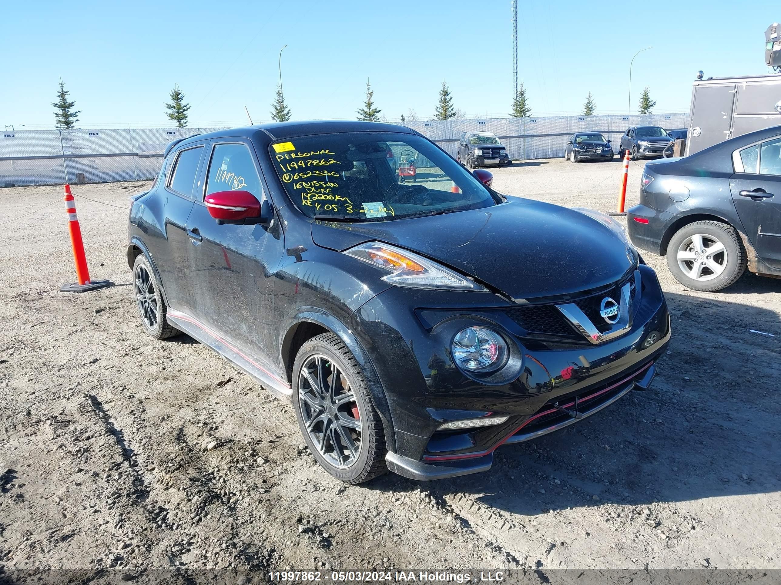 NISSAN JUKE 2016 jn8af5mv9gt652330