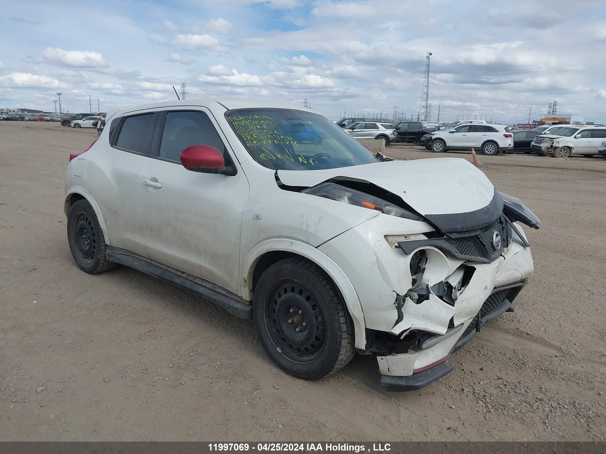 NISSAN JUKE 2013 jn8af5mvxdt219126