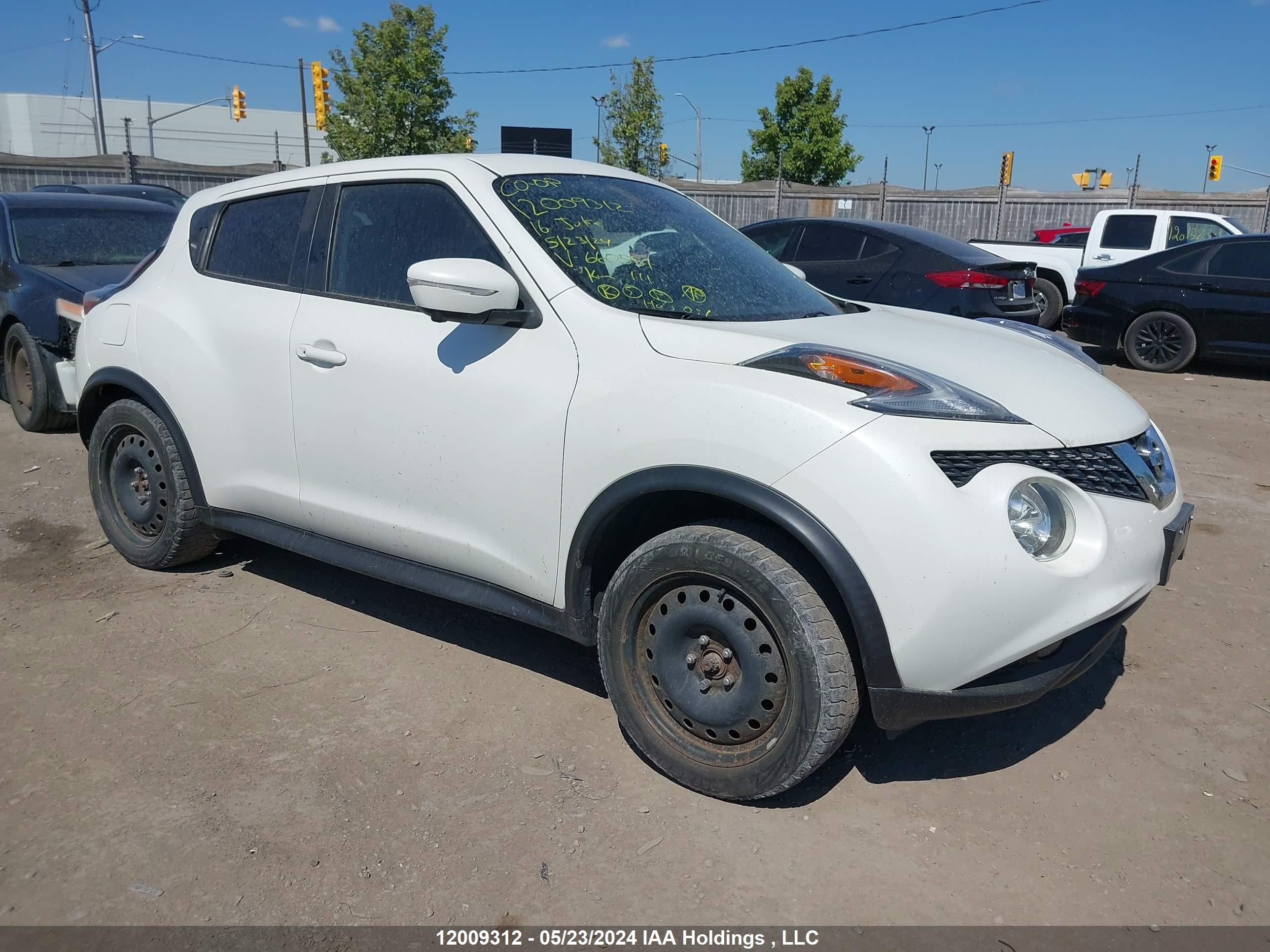 NISSAN JUKE 2016 jn8af5mvxgt660551