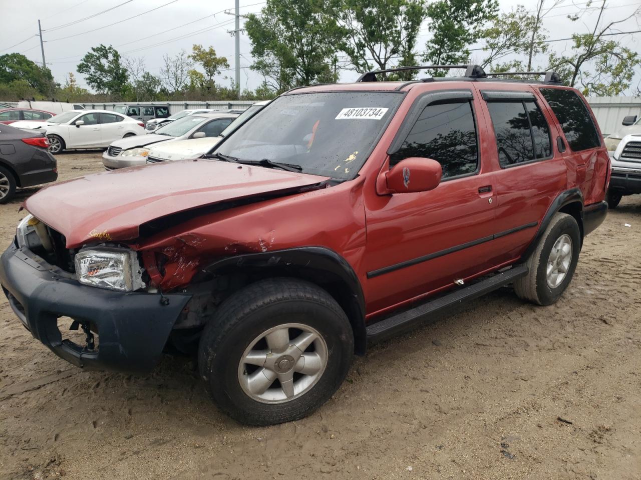 NISSAN PATHFINDER 2000 jn8ar07s5yw420576