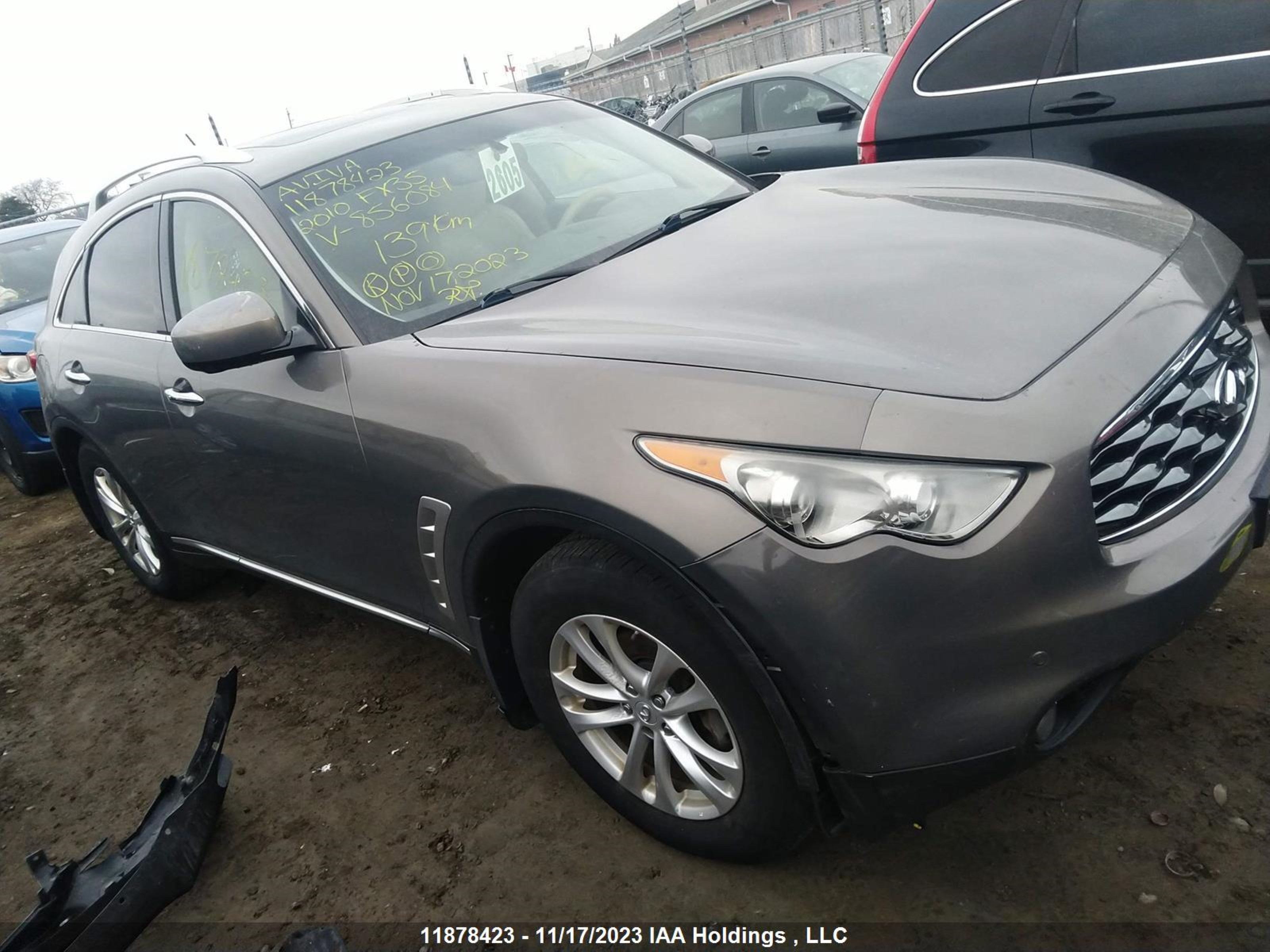 INFINITI FX 2010 jn8as1mw1am856084