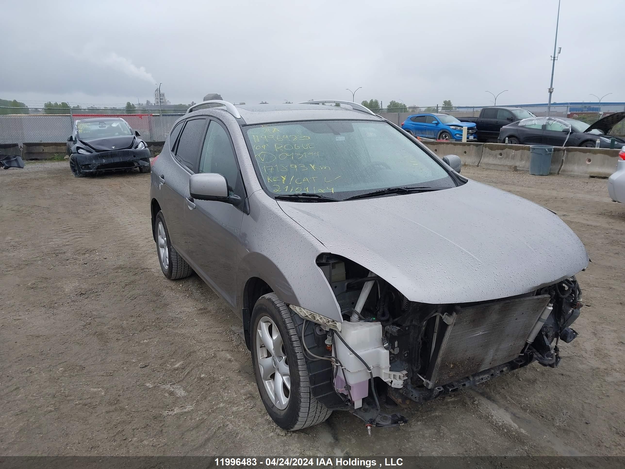 NISSAN ROGUE 2009 jn8as58t59w043144