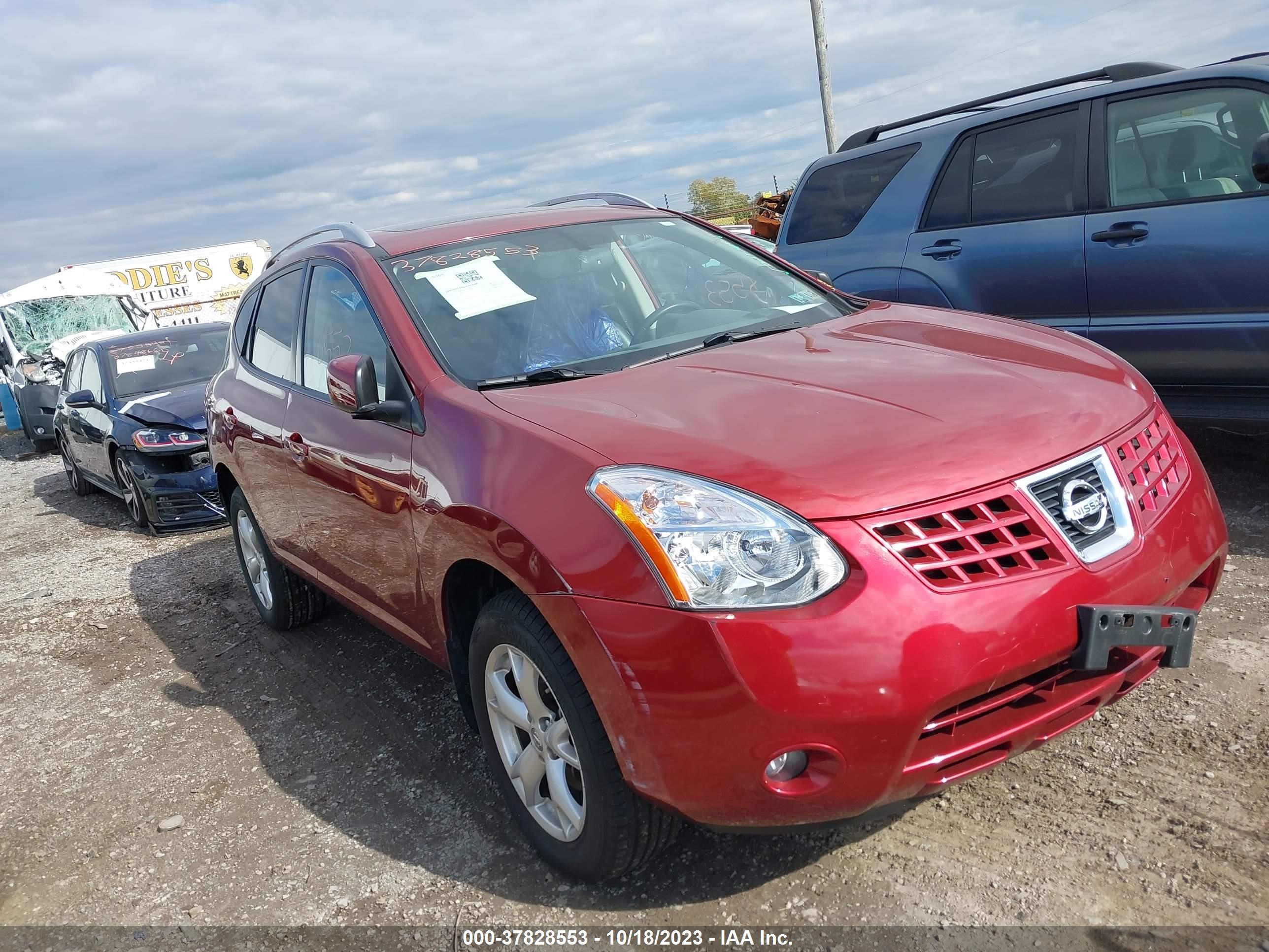 NISSAN ROGUE 2009 jn8as58v19w186321