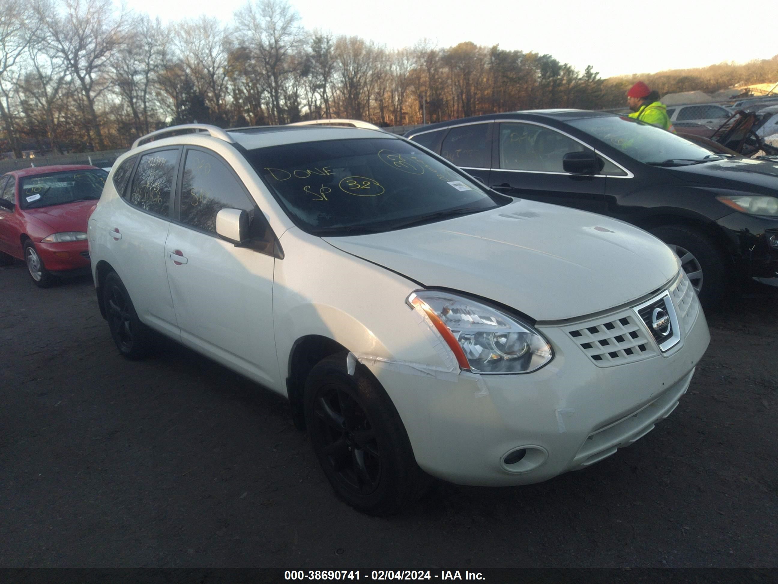 NISSAN ROGUE 2008 jn8as58v28w106040