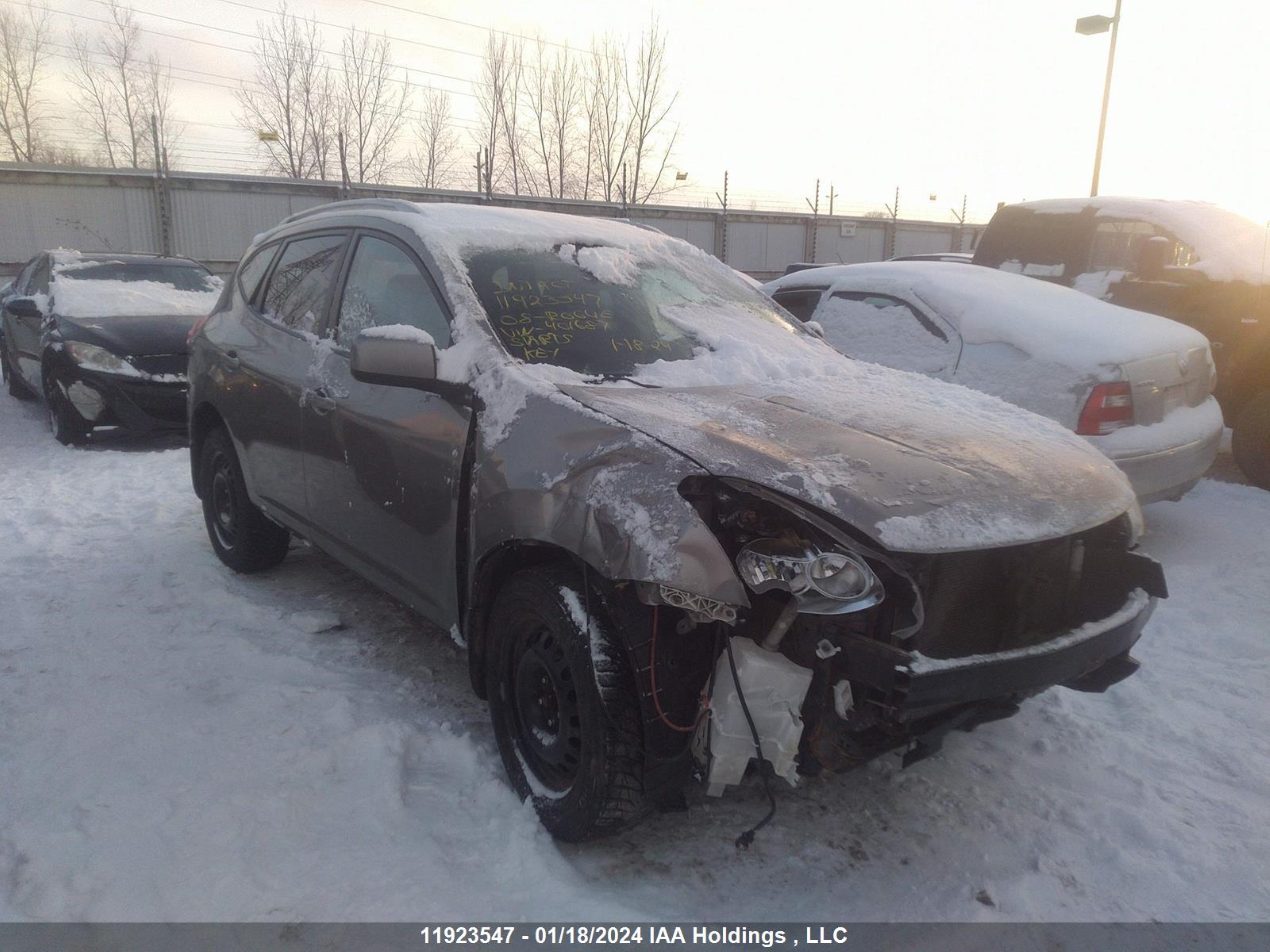 NISSAN ROGUE 2008 jn8as58v48w401687