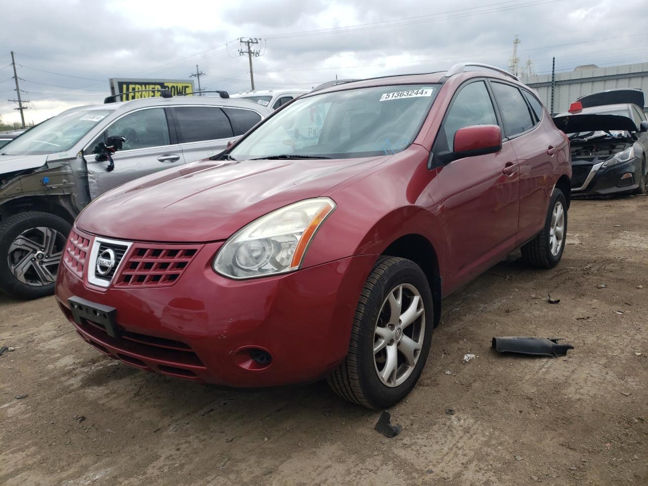 NISSAN ROGUE 2009 jn8as58v49w184210