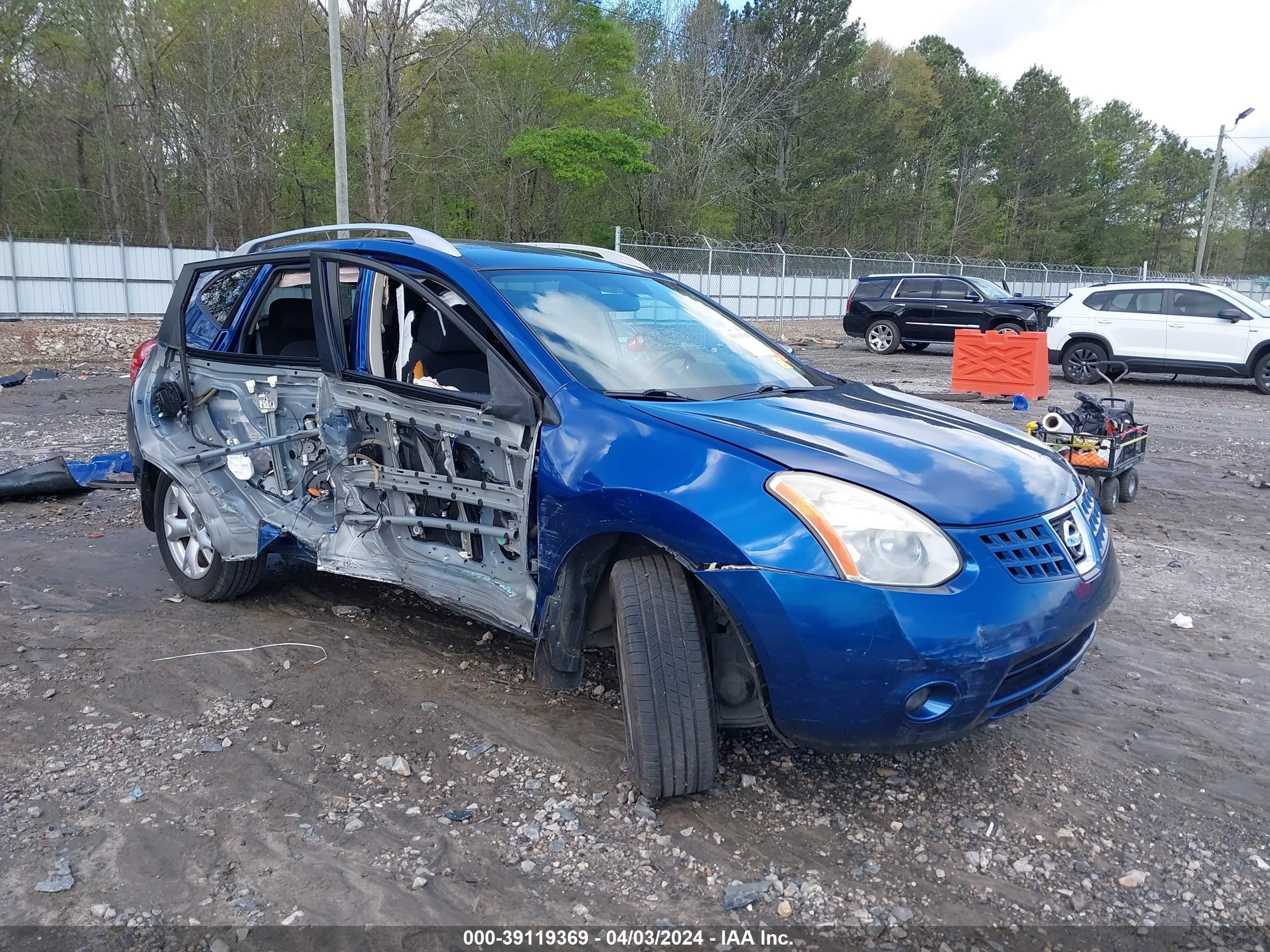 NISSAN ROGUE 2008 jn8as58v78w110438