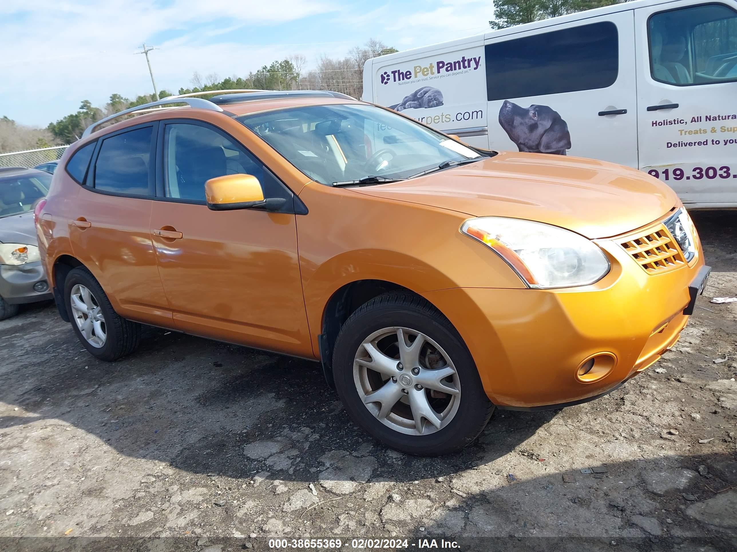 NISSAN ROGUE 2008 jn8as58v78w129524