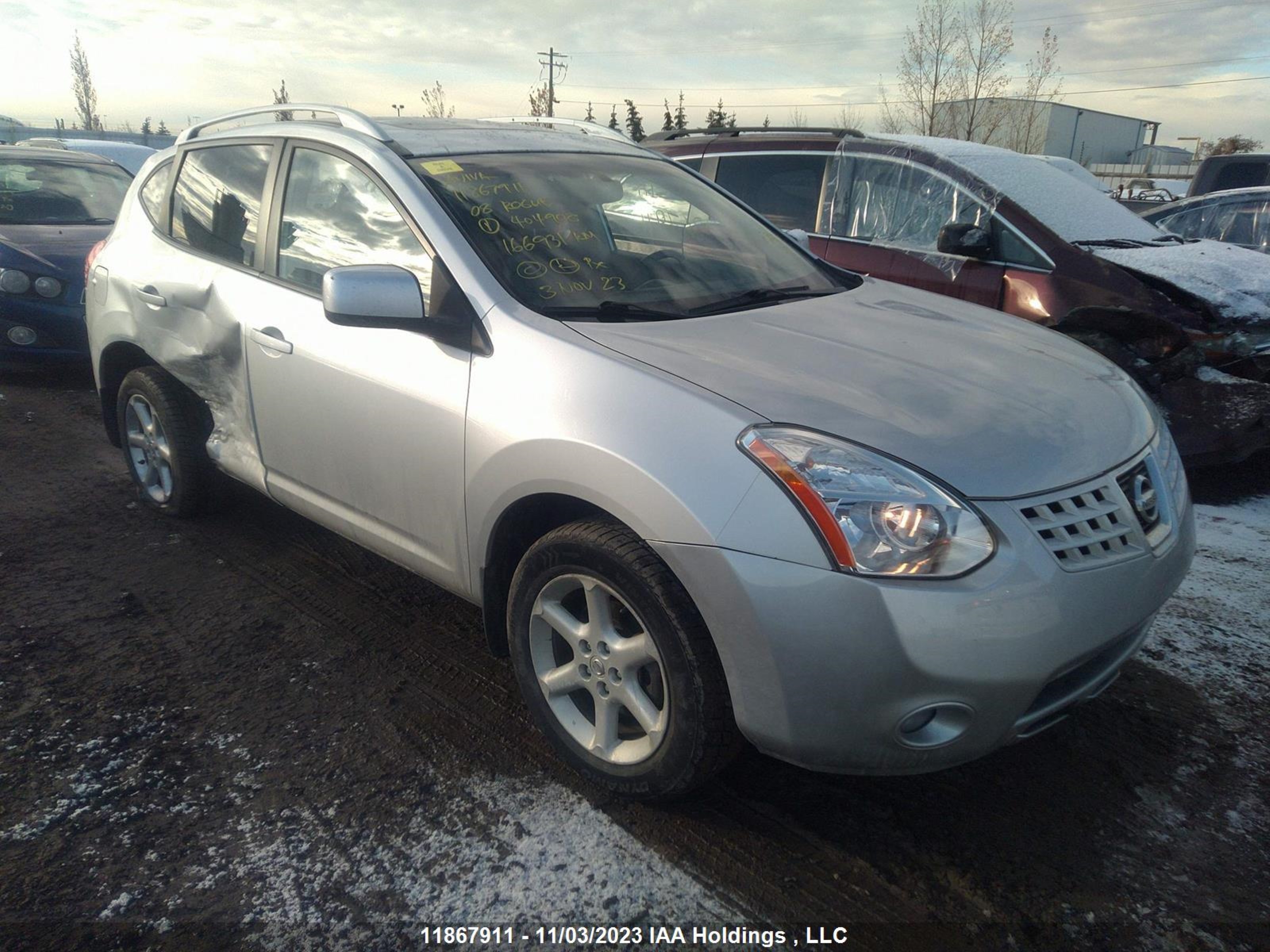 NISSAN ROGUE 2008 jn8as58v98w404908