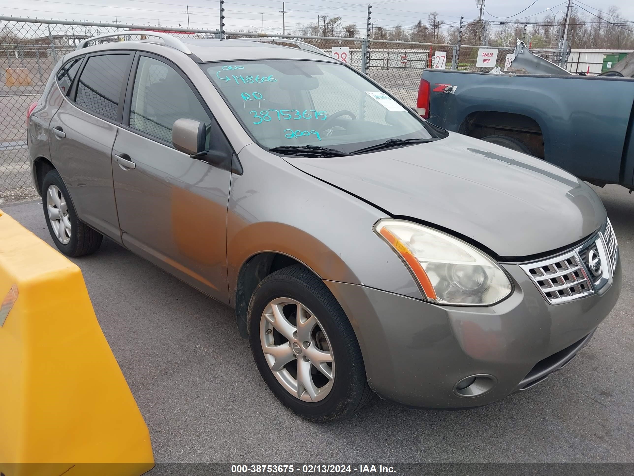 NISSAN ROGUE 2009 jn8as58v99w445119