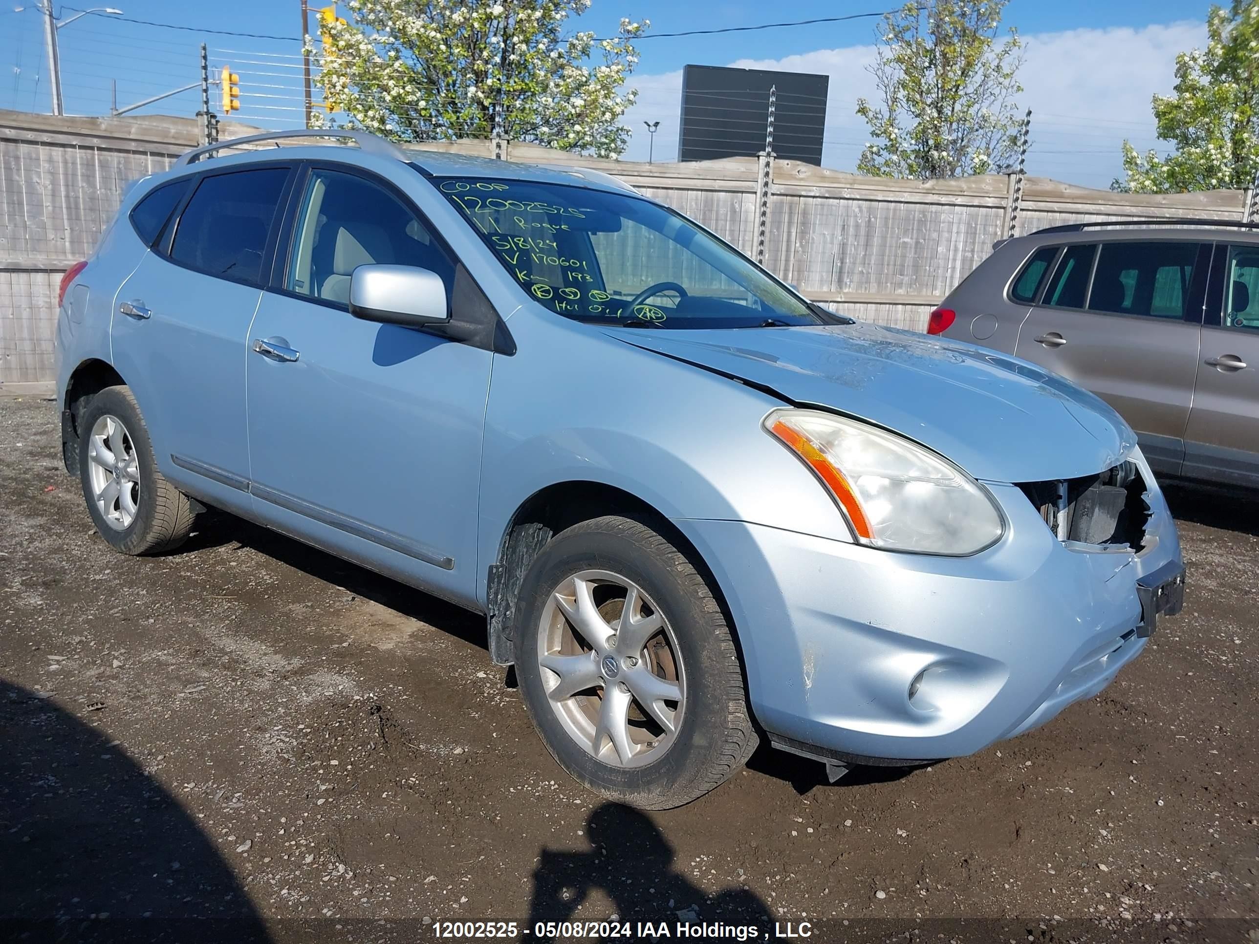 NISSAN ROGUE 2011 jn8as5mt1bw170601