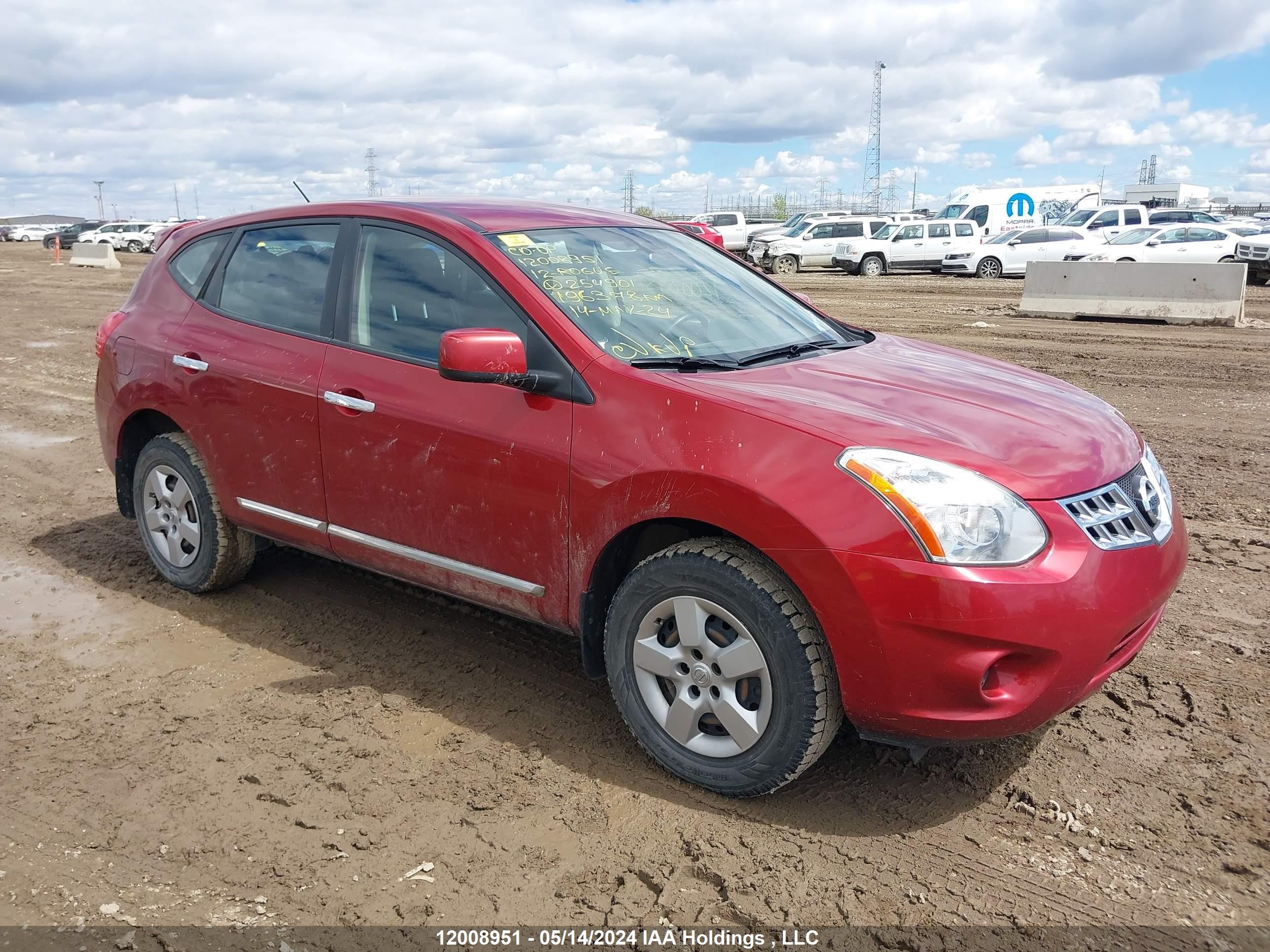 NISSAN ROGUE 2012 jn8as5mt4cw254901