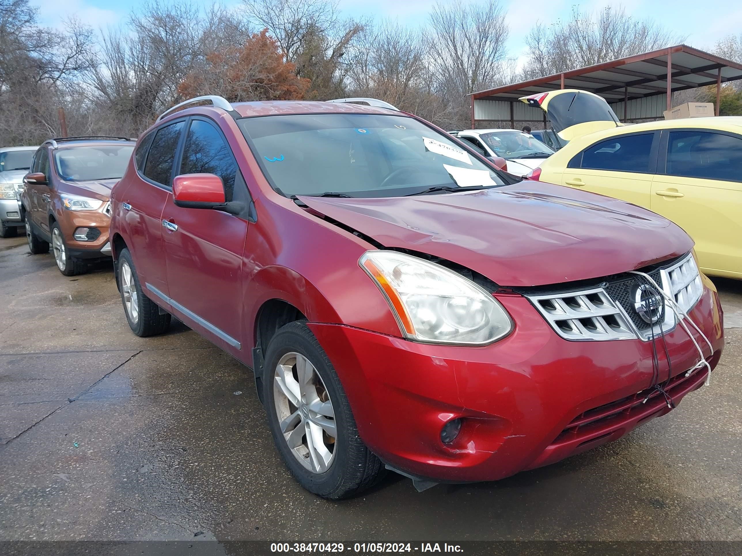 NISSAN ROGUE 2012 jn8as5mtxcw301610