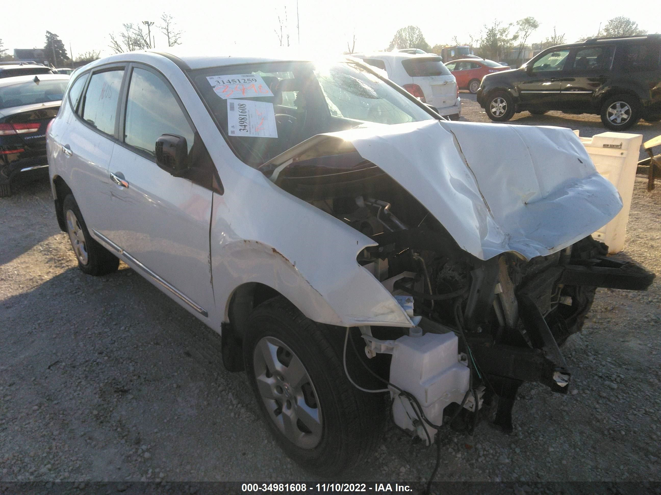 NISSAN ROGUE 2013 jn8as5mv0dw151669