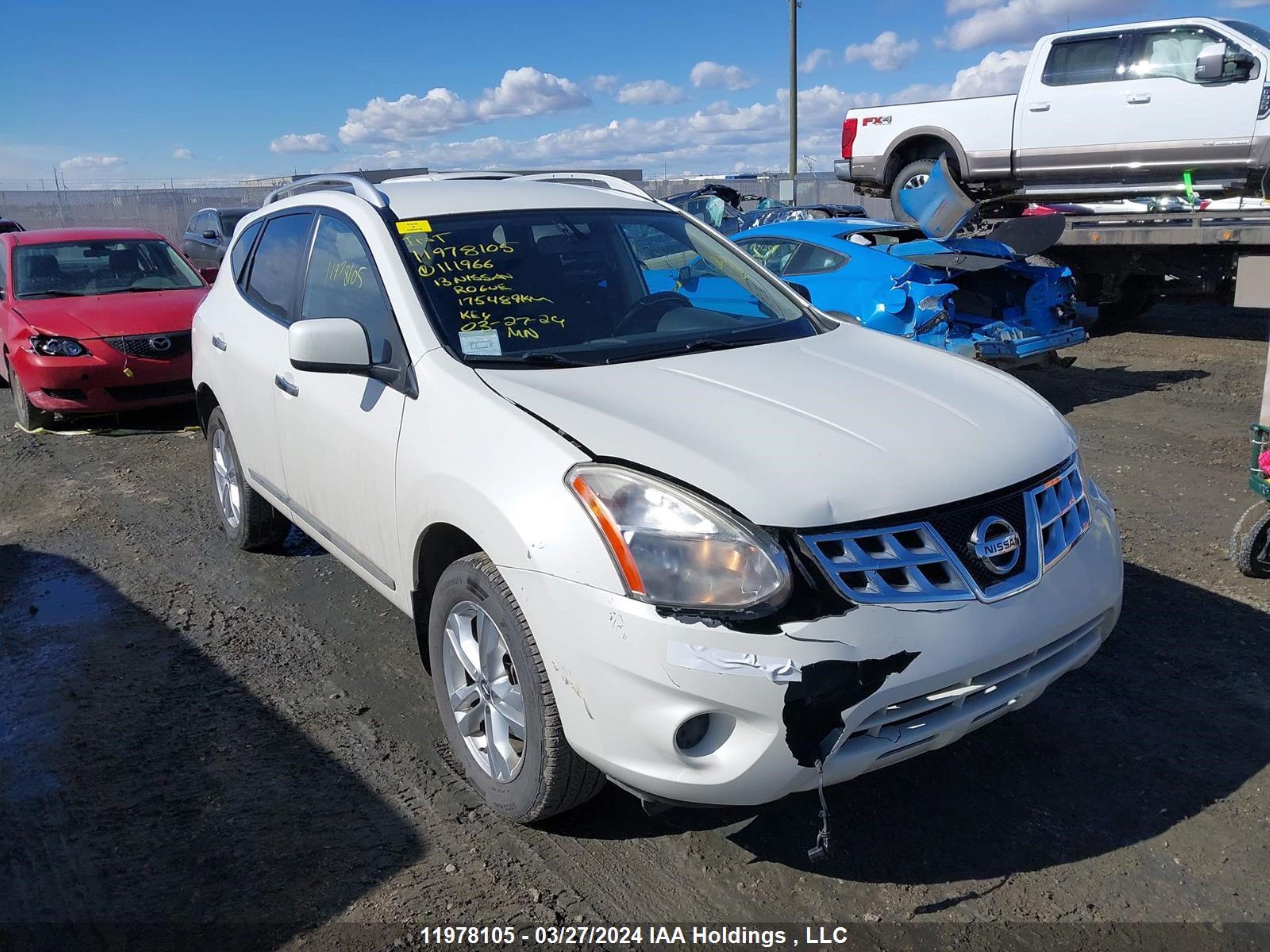 NISSAN ROGUE 2013 jn8as5mv4dw111966