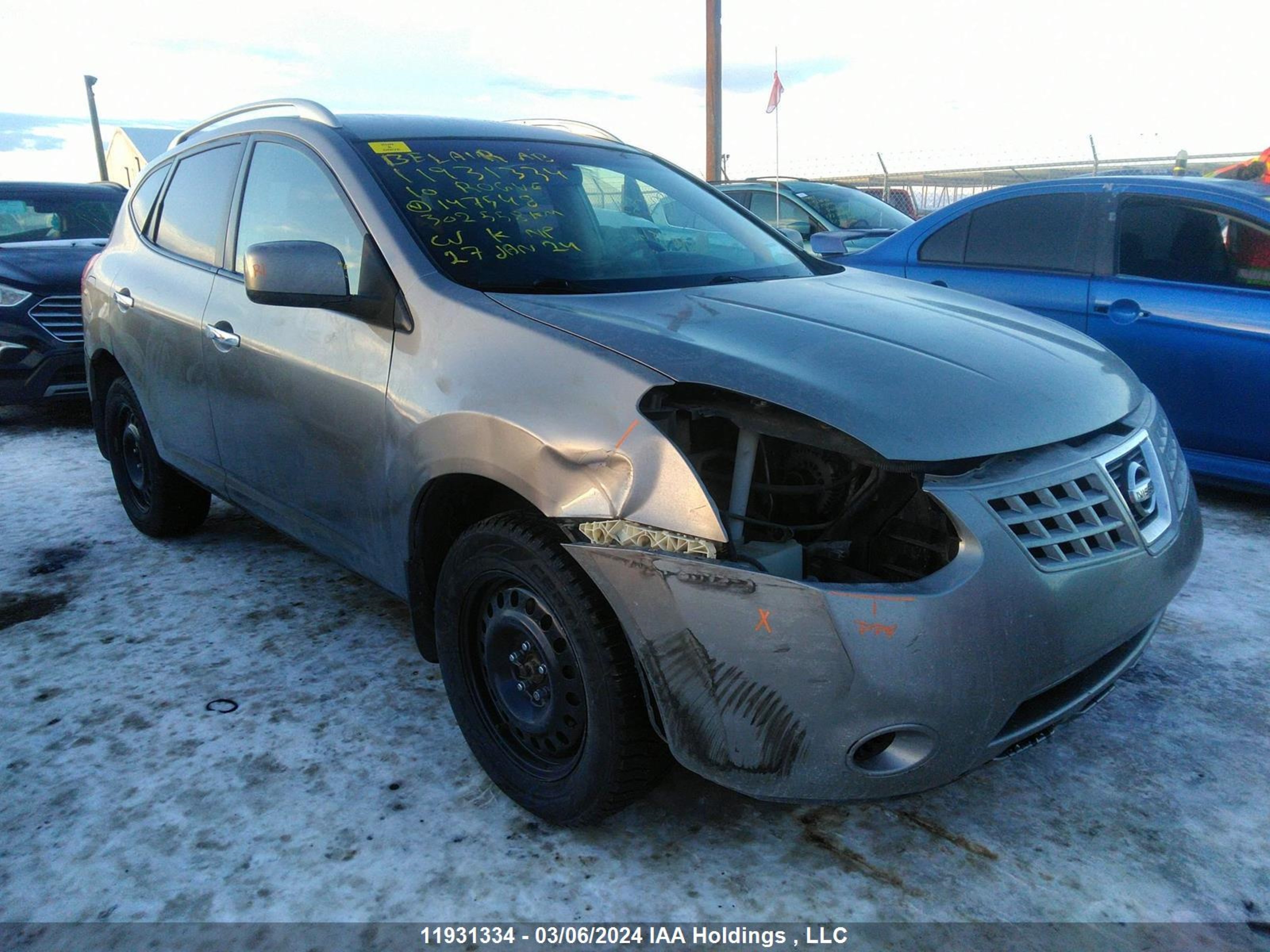 NISSAN ROGUE 2010 jn8as5mv7aw147548