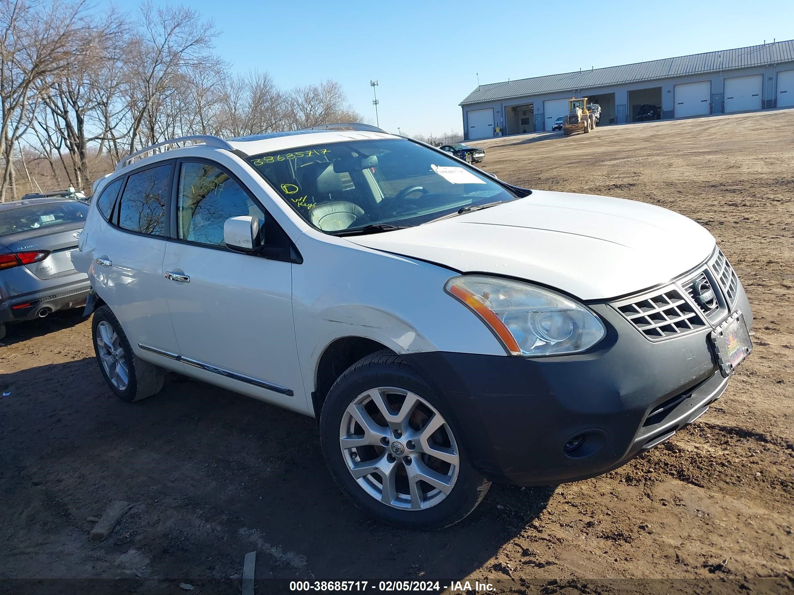 NISSAN ROGUE 2011 jn8as5mv7bw311608