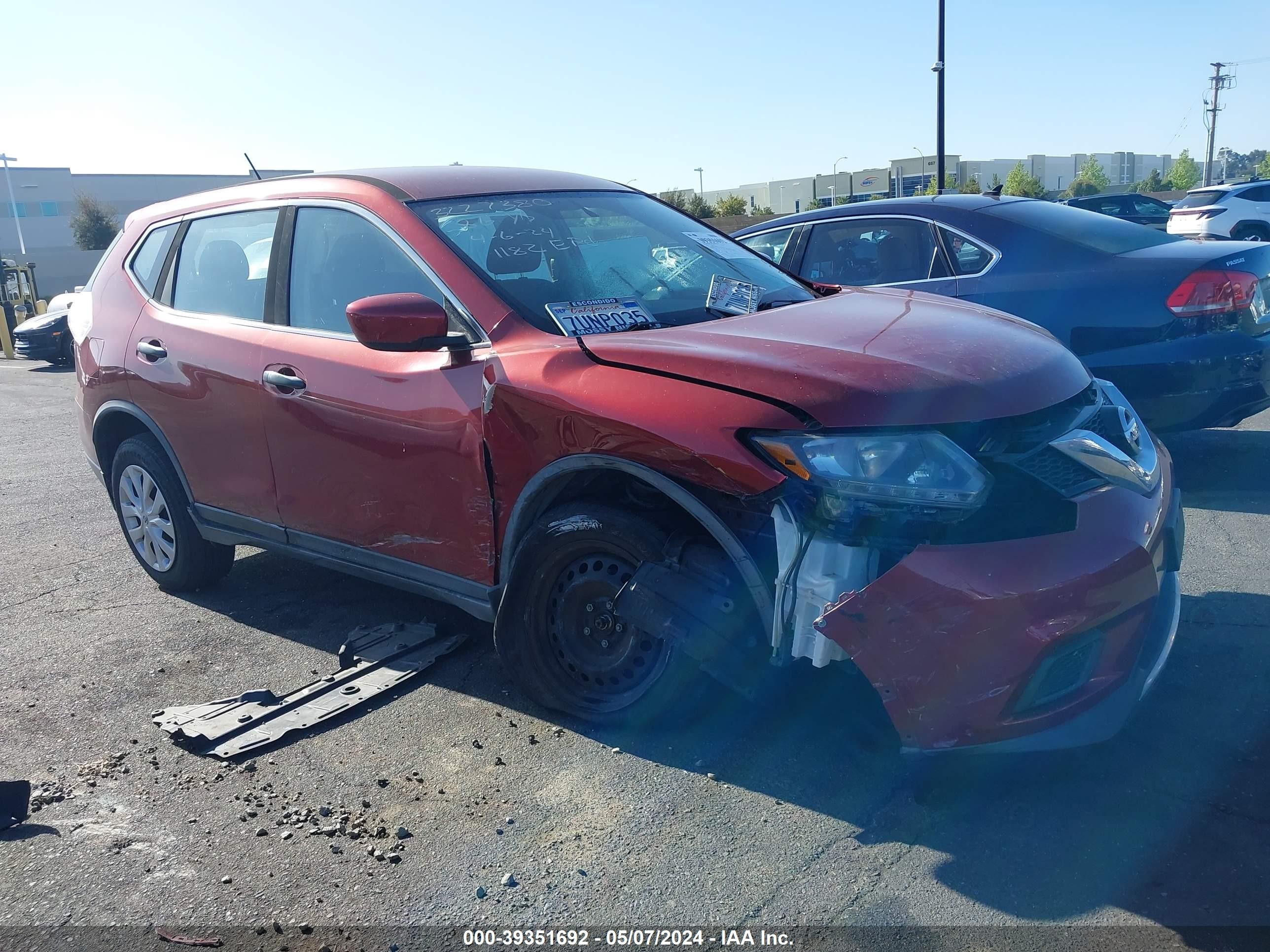 NISSAN ROGUE 2016 jn8at2mt3gw004325