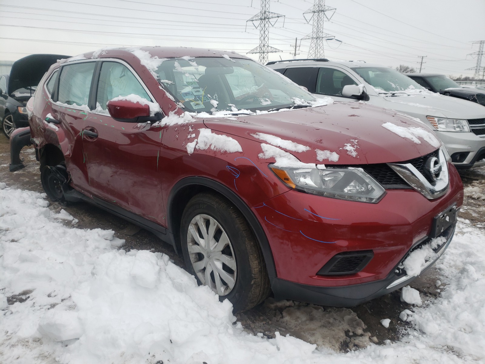 NISSAN ROGUE S 2016 jn8at2mv2gw143993