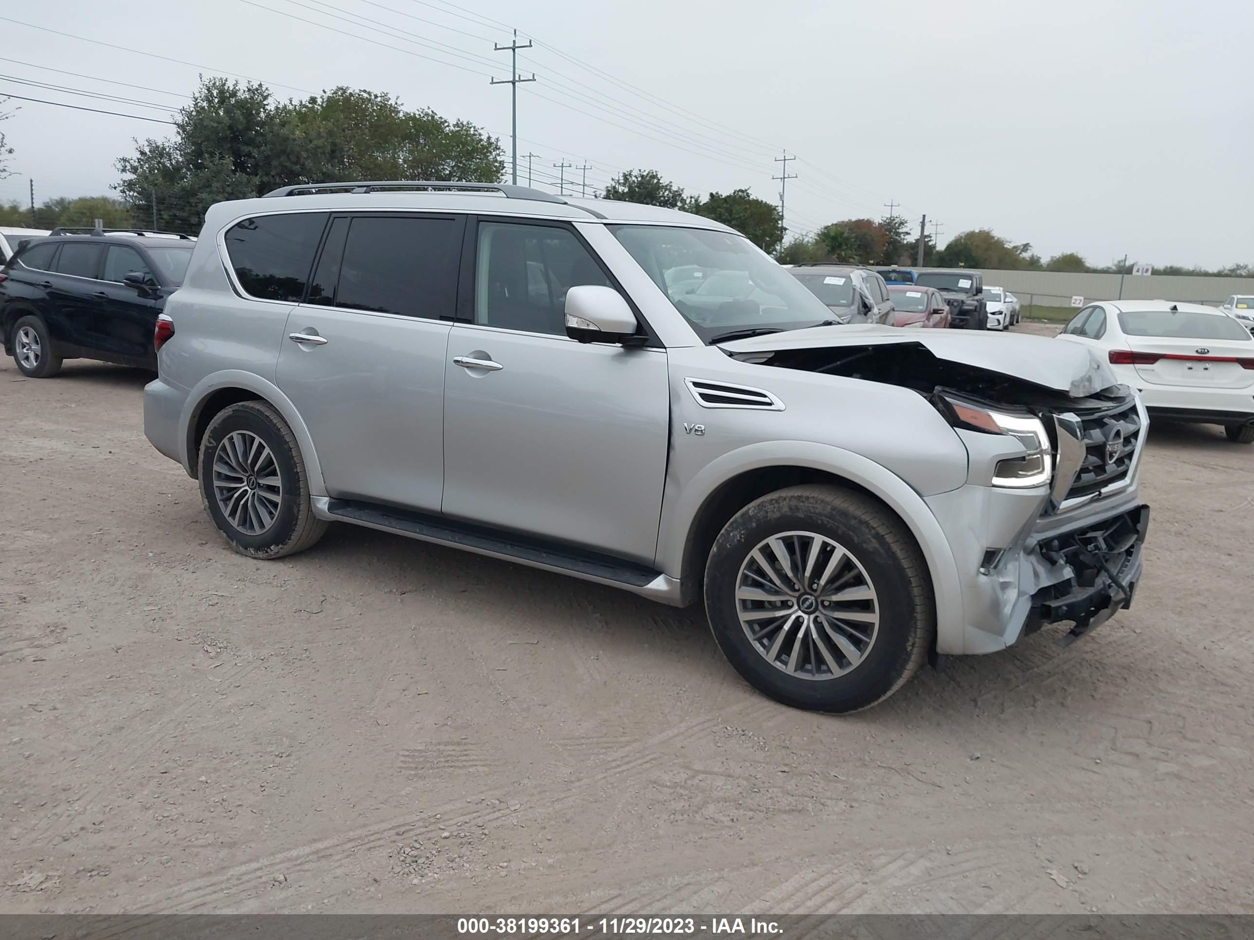 NISSAN ARMADA 2022 jn8ay2ba9n9393342