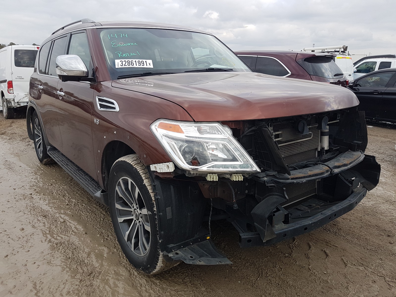 NISSAN ARMADA SV 2018 jn8ay2nc6j9552454